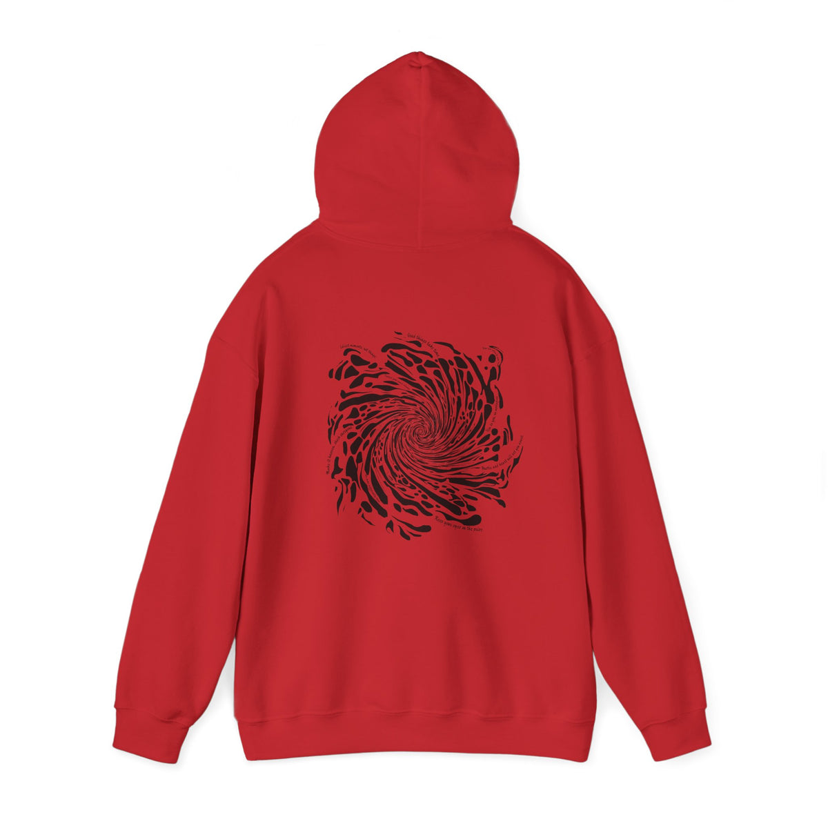 Firework Swirl Statements (printed on back) - Modern Vibes - Unisex Heavy Blend™ Hooded Sweatshirt