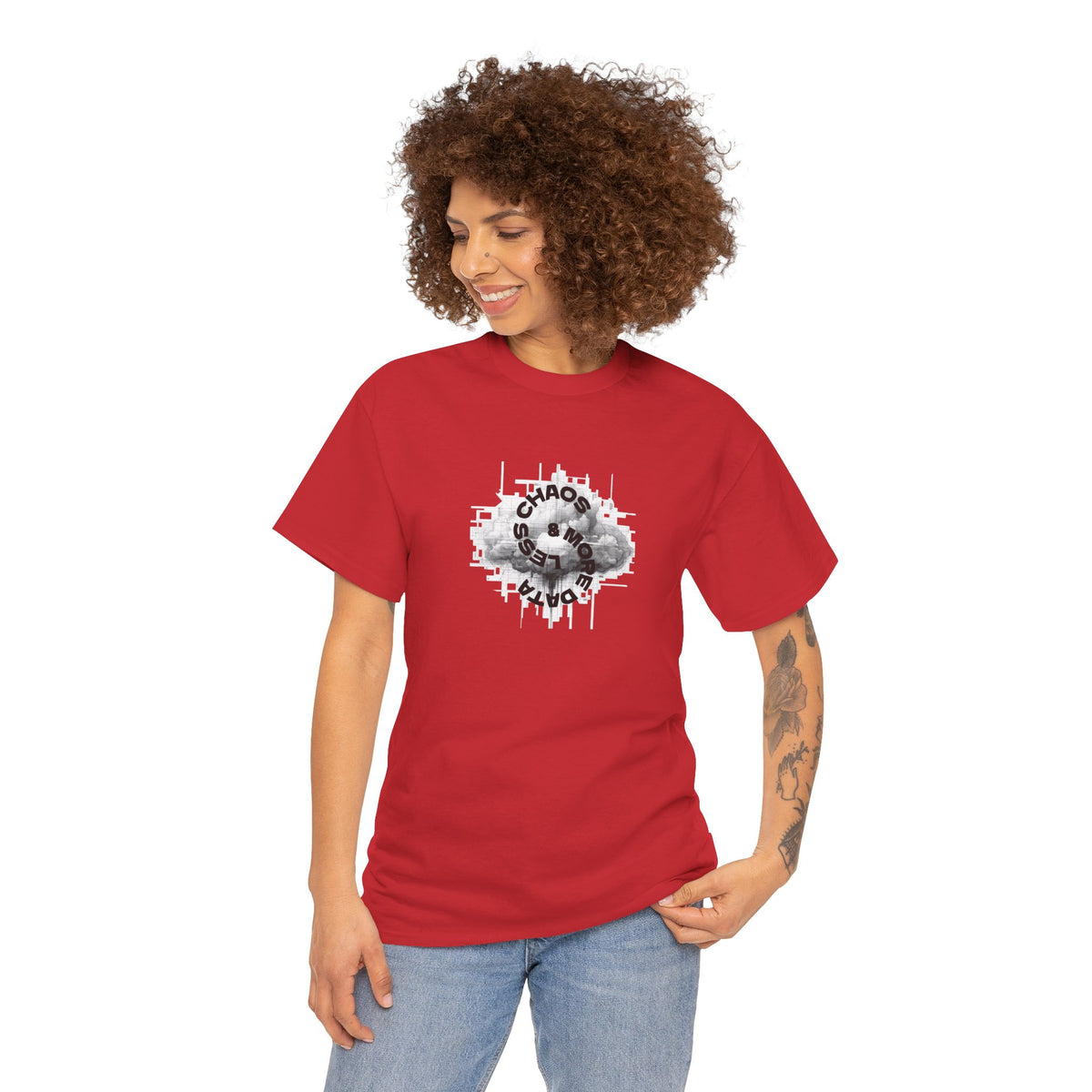 Less Chaos, More Data - Unisex Heavy Cotton Tee