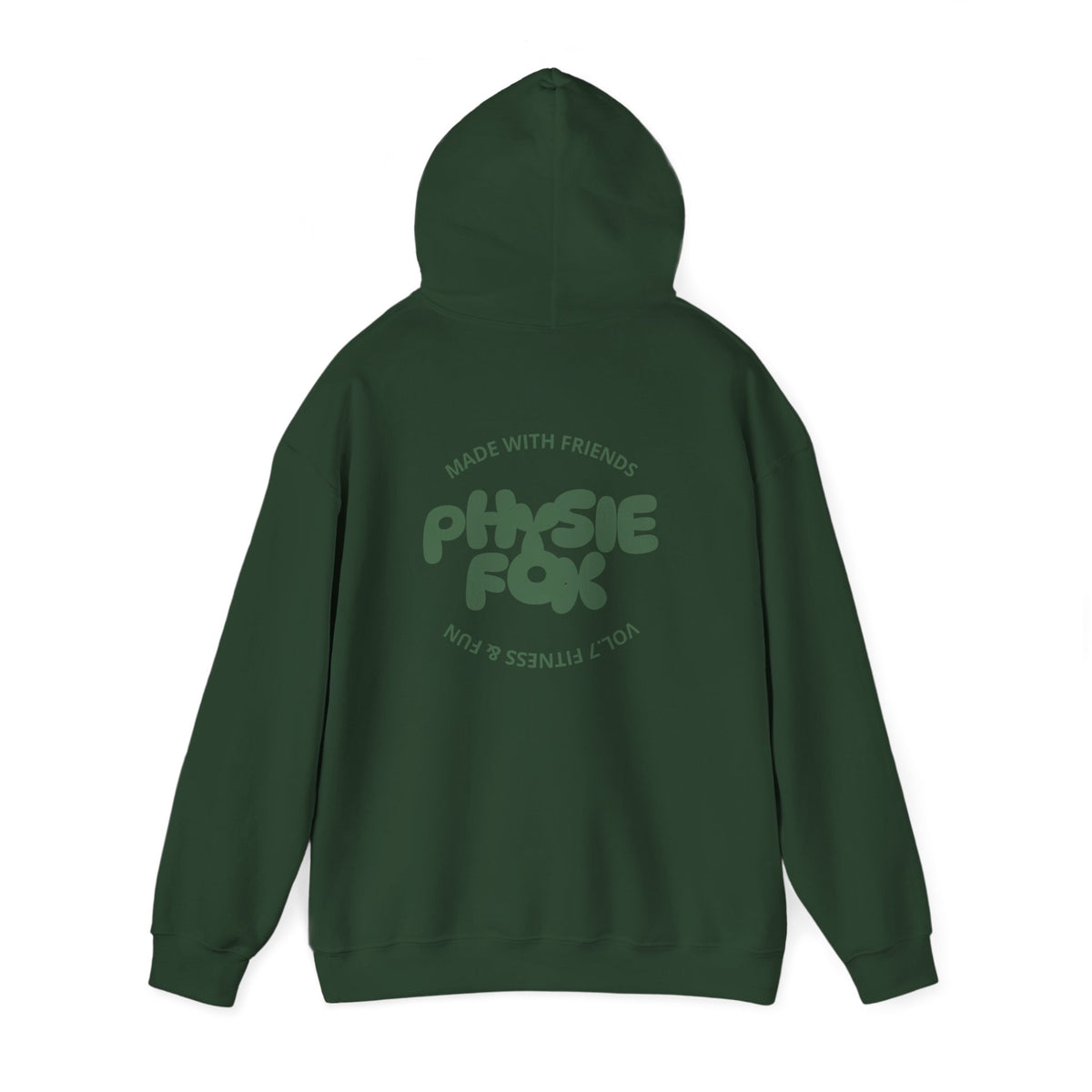 Physie Fox (printed on back) - Unisex Heavy Blend™ Hooded Sweatshirt