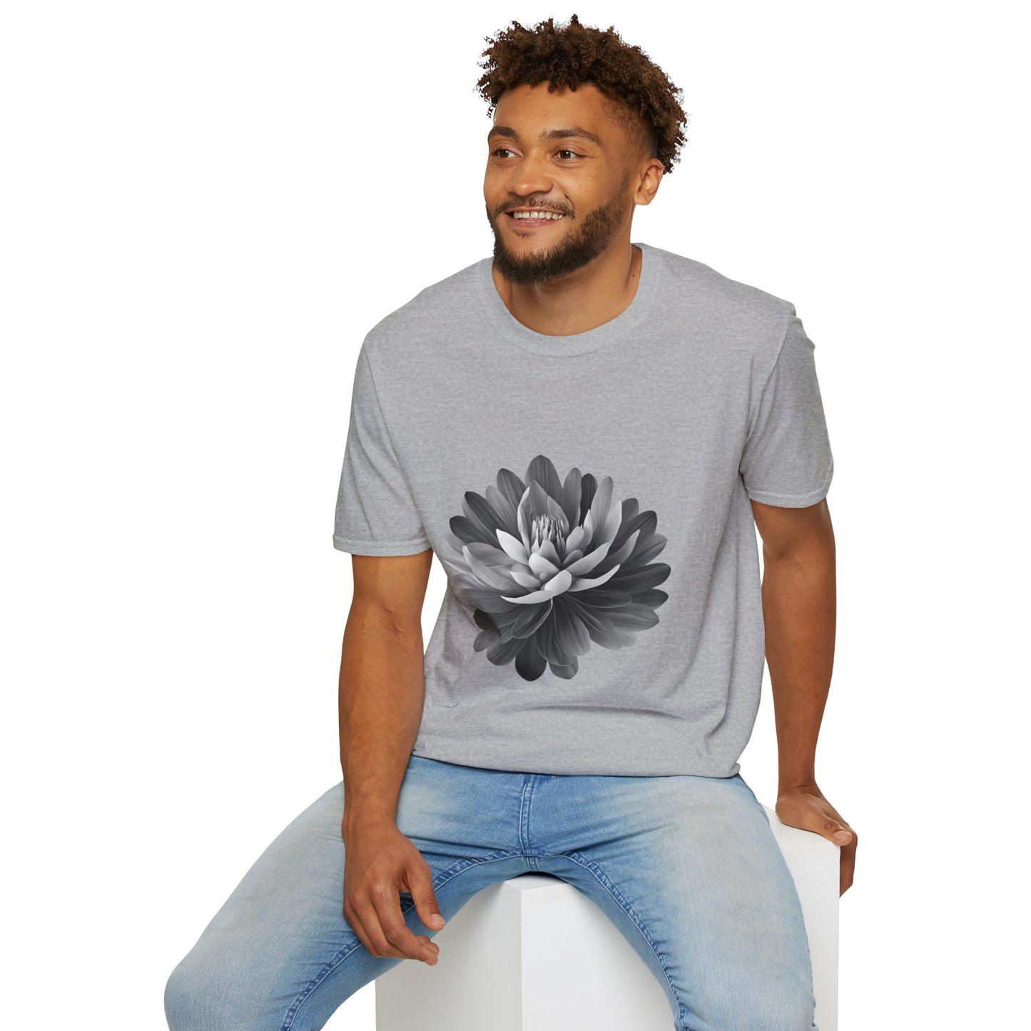 Flower - Statement Graphic - Unisex Softstyle T-Shirt