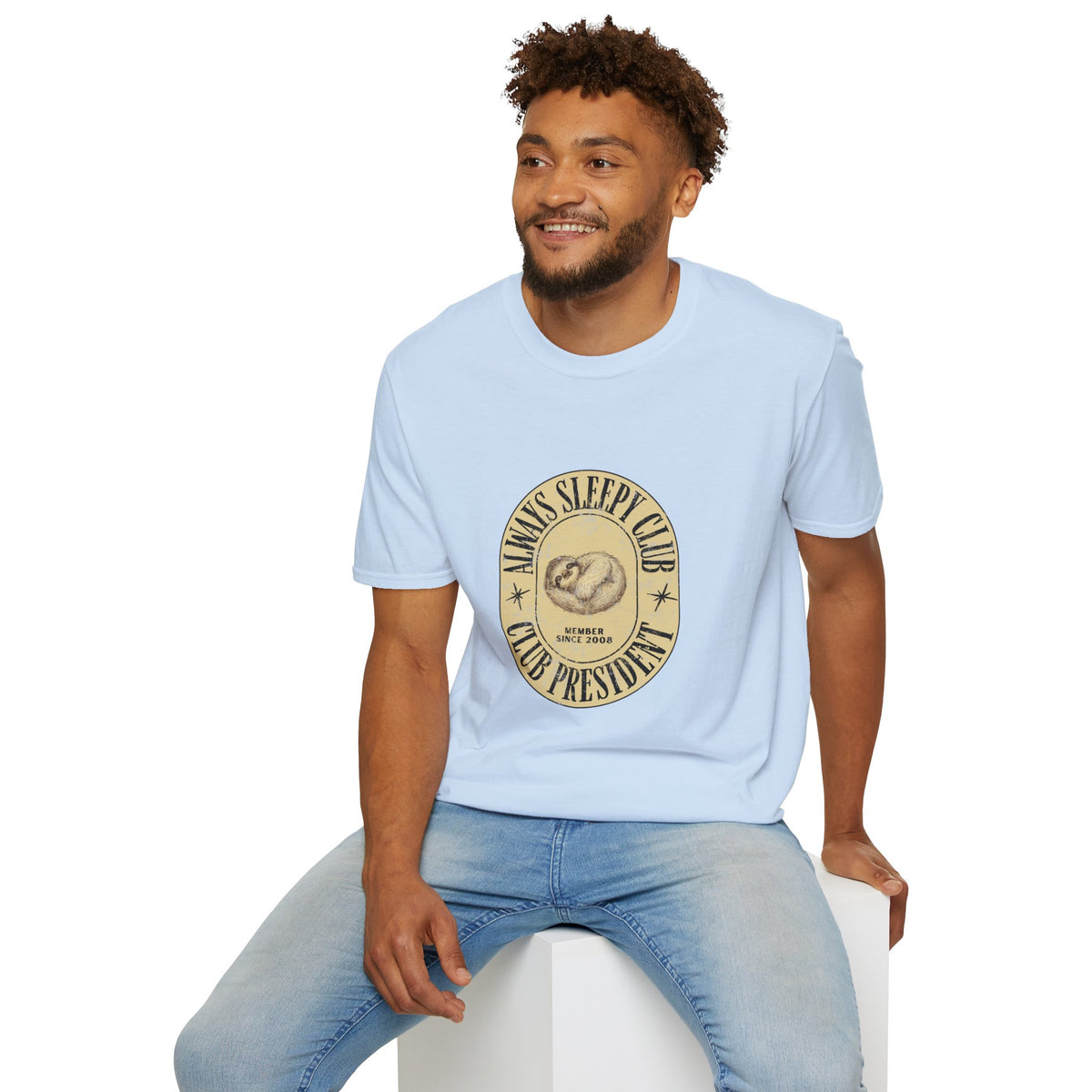 Sleepy Sloth - Unisex Softstyle T-Shirt
