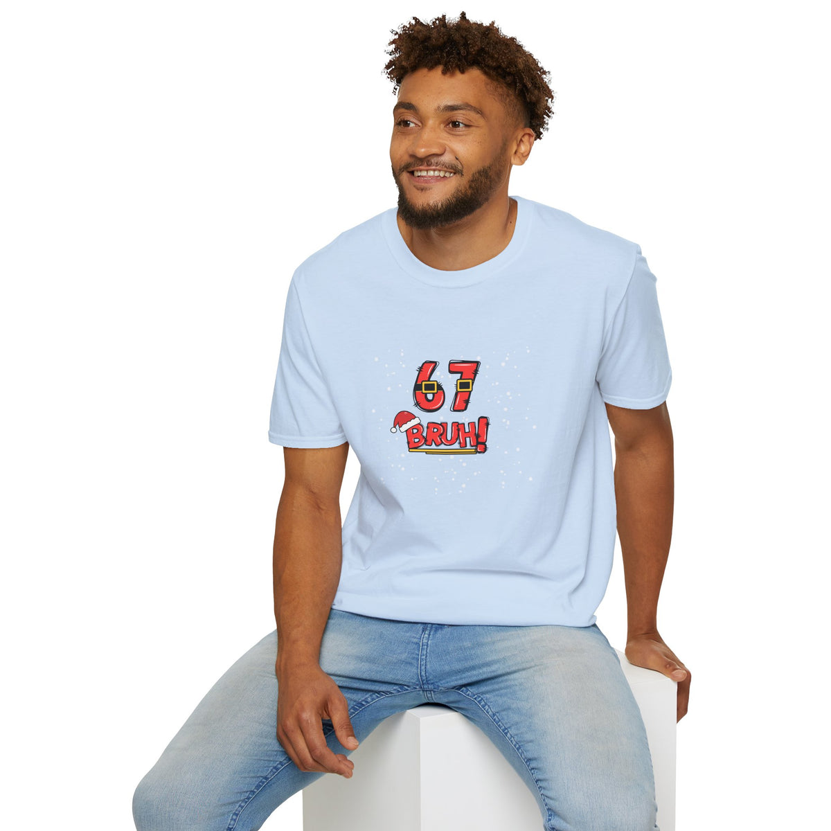 6-7 Christmas Bruh! - Unisex Softstyle T-Shirt