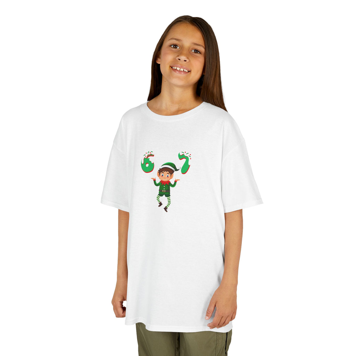 Elf 6-7 - Youth/Kids Heavy Cotton Tee