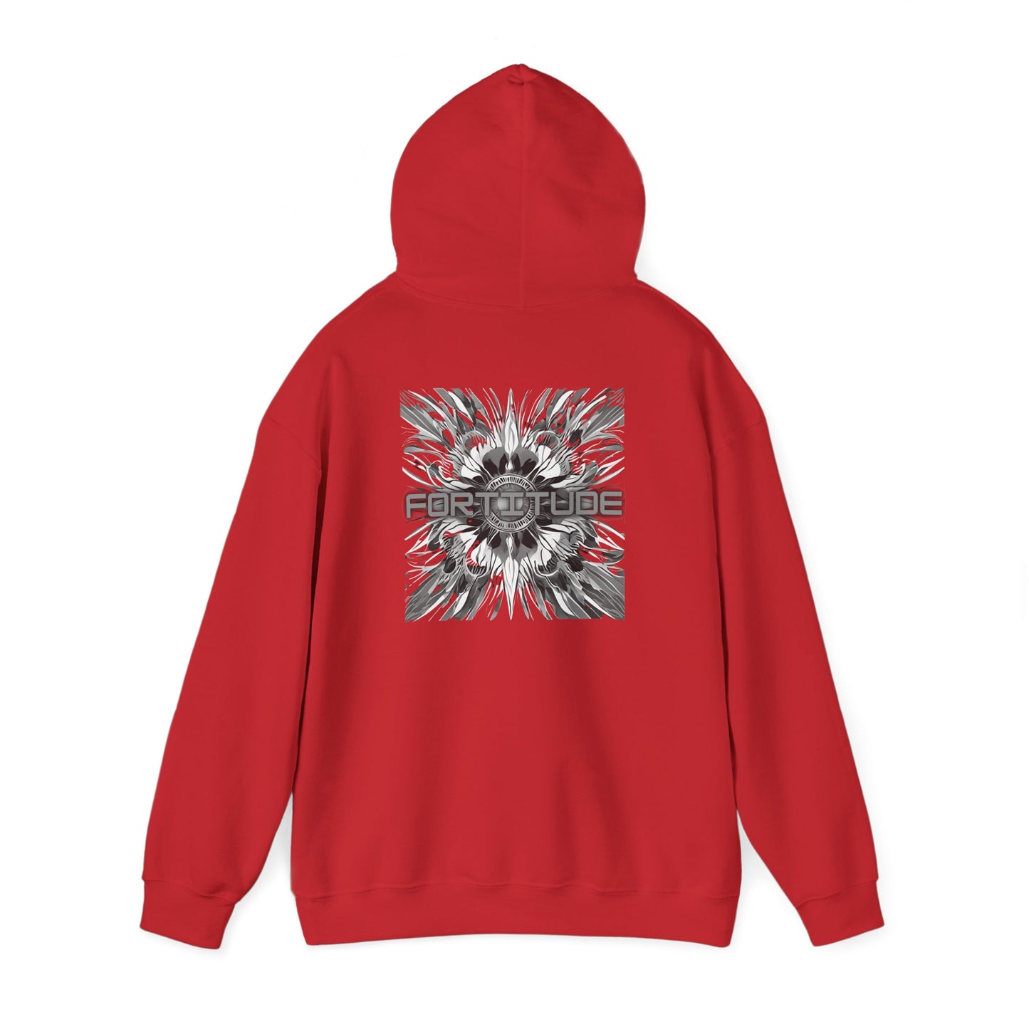Fortitude (printed on back) - Statement Graphic - Unisex Heavy Blend™ Hooded Sweatshirt