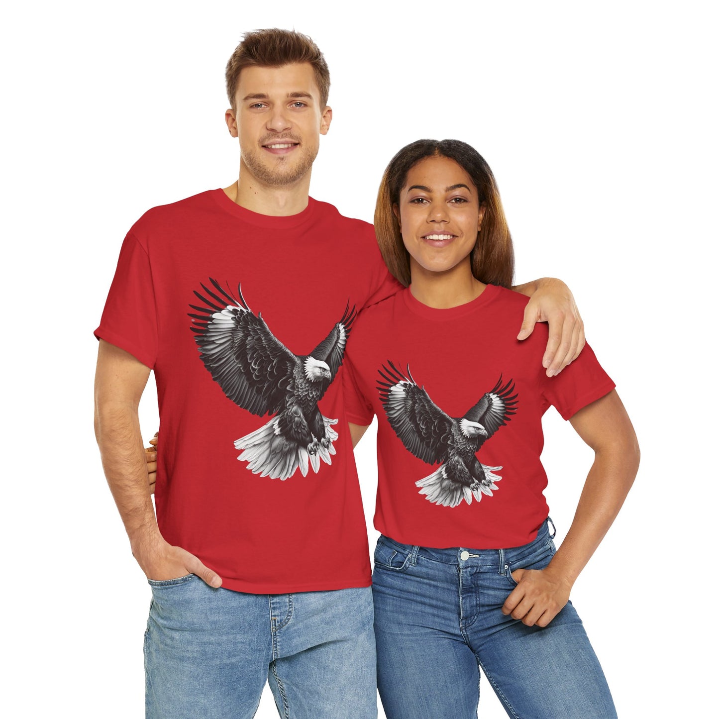 Eagle - Statement Graphic - Unisex Heavy Cotton Tee
