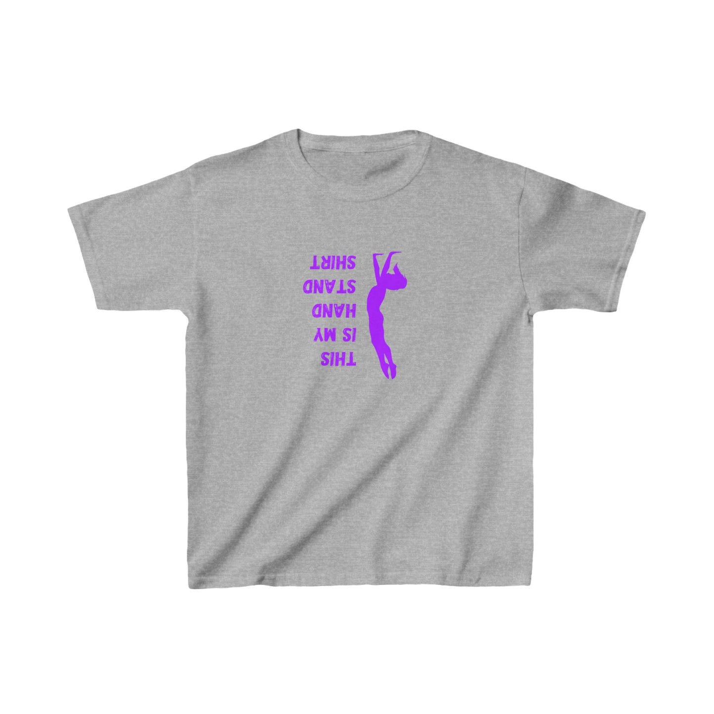This is my handstand shirt (female) - Youth / Kids Heavy Cotton™ Tee