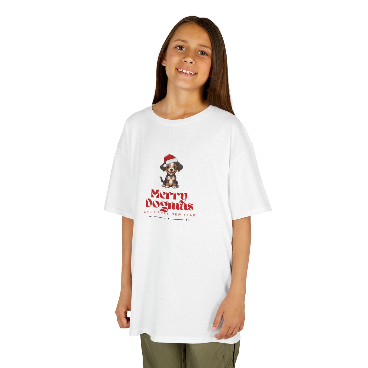 Merry Dogmas - Youth/Kids Heavy Cotton Tee