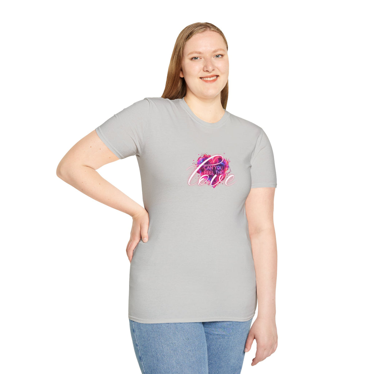 Can you feel the Love - Unisex Softstyle T-Shirt