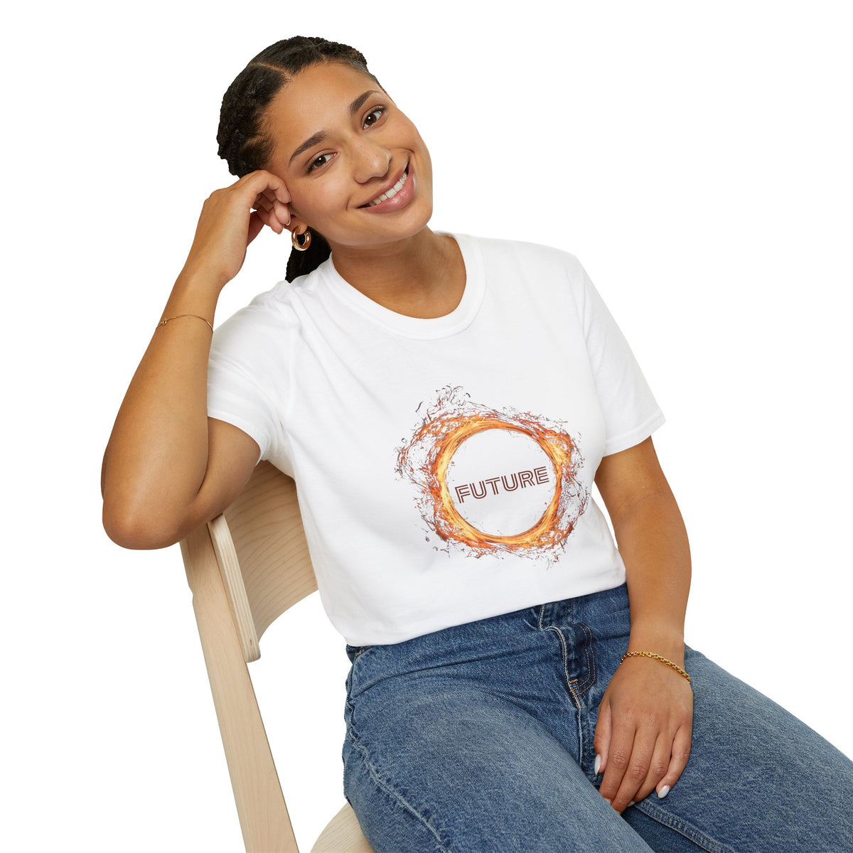 Future (flame) - Unisex Softstyle T-Shirt