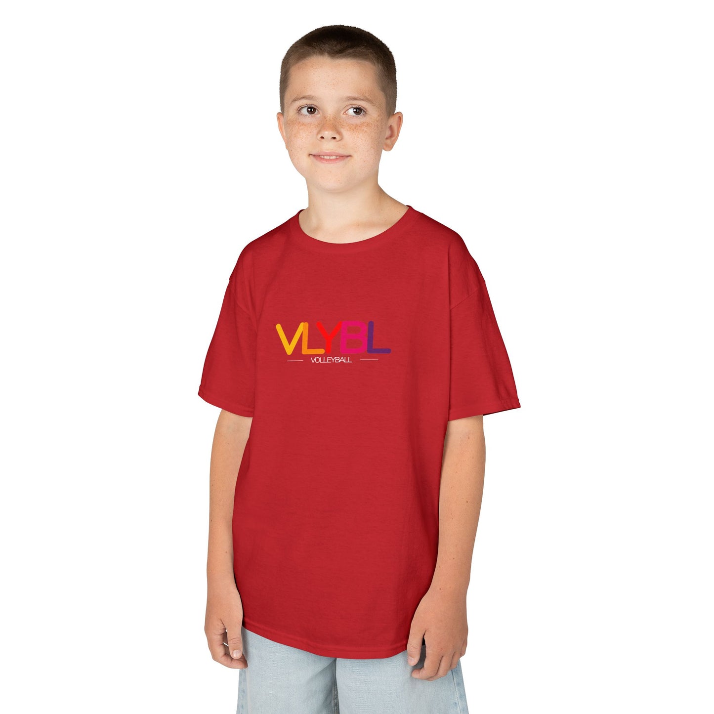 VLYBL Volleyball (reds) - Youth / Kids Heavy Cotton™ Tee