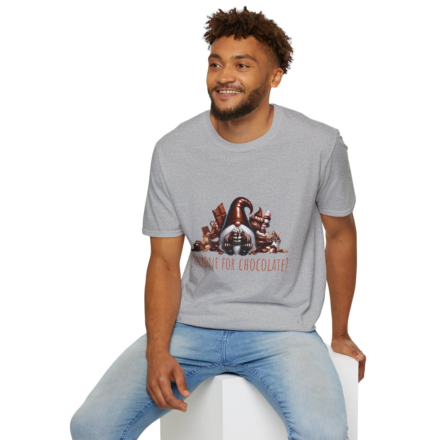 Anyone for Chocolate? Gnome - Unisex Softstyle T-Shirt