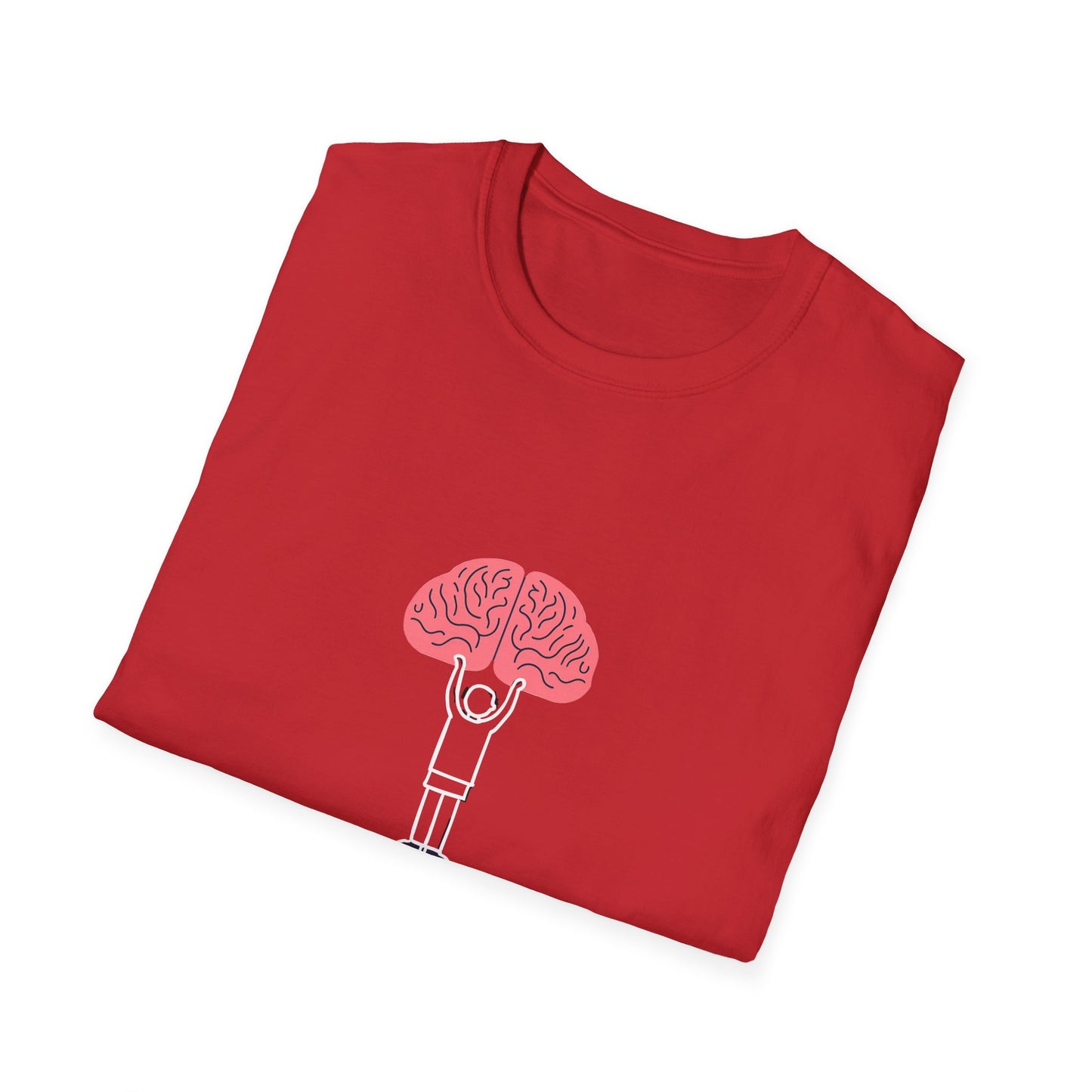 Hey You Dropped This (brain) - Funny - Unisex Softstyle T-Shirt