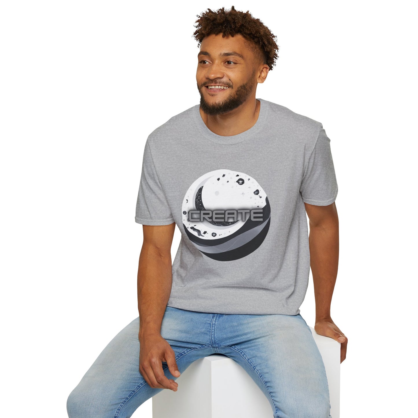 Create - Statement Graphic - Unisex Softstyle T-Shirt