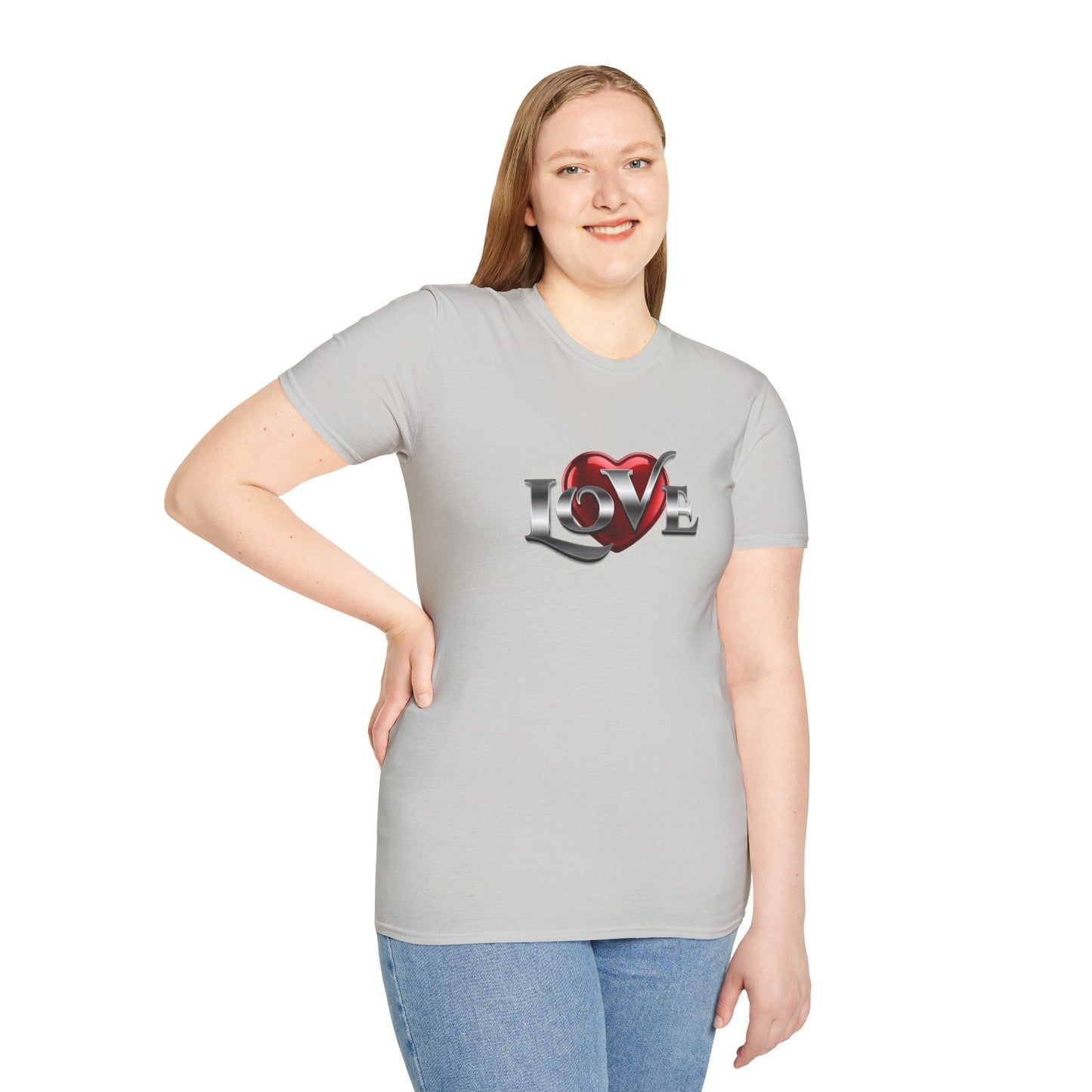 Silver Love - Unisex Softstyle T-Shirt