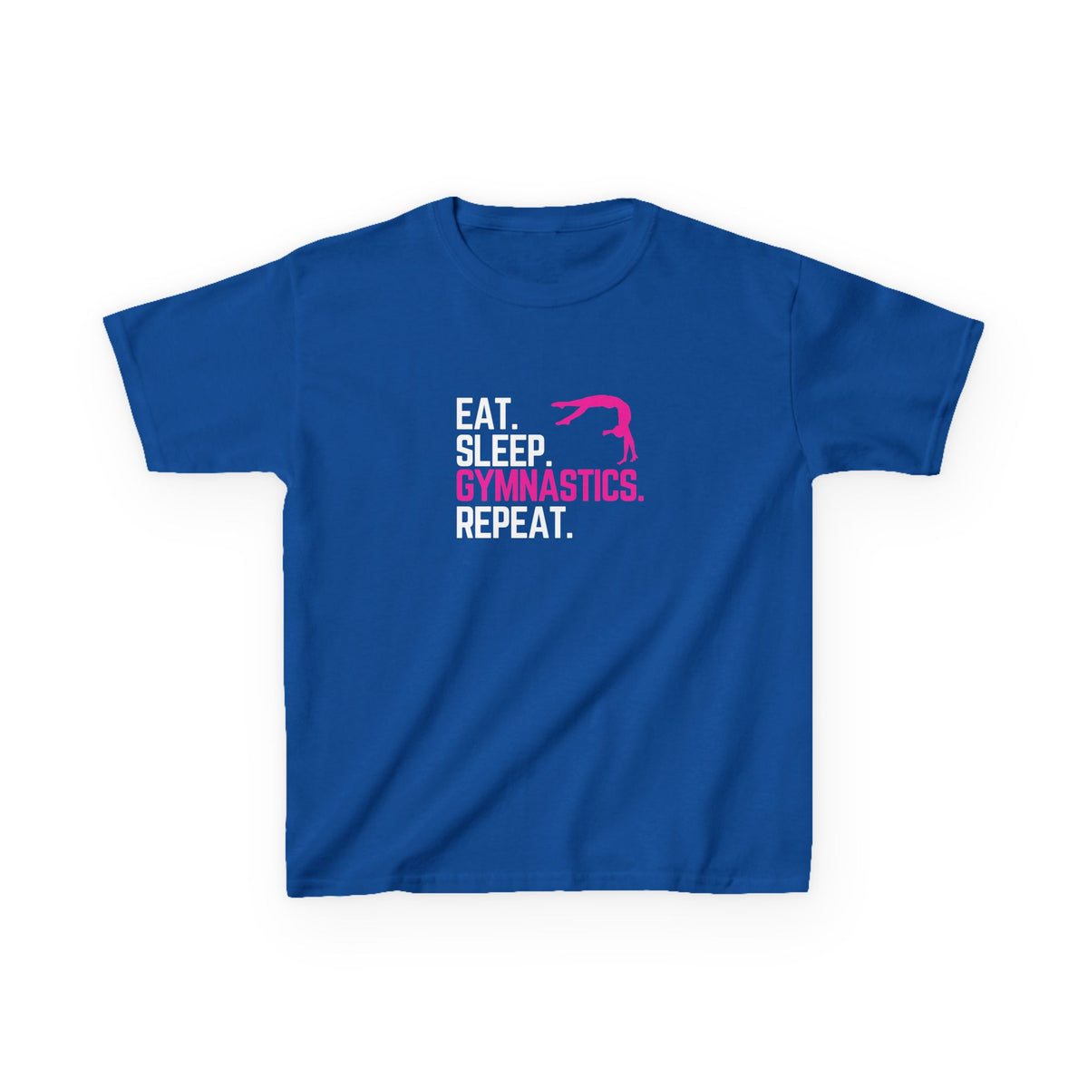 Eat Sleep Gymnastics Repeat - Youth / Kids Heavy Cotton™ Tee