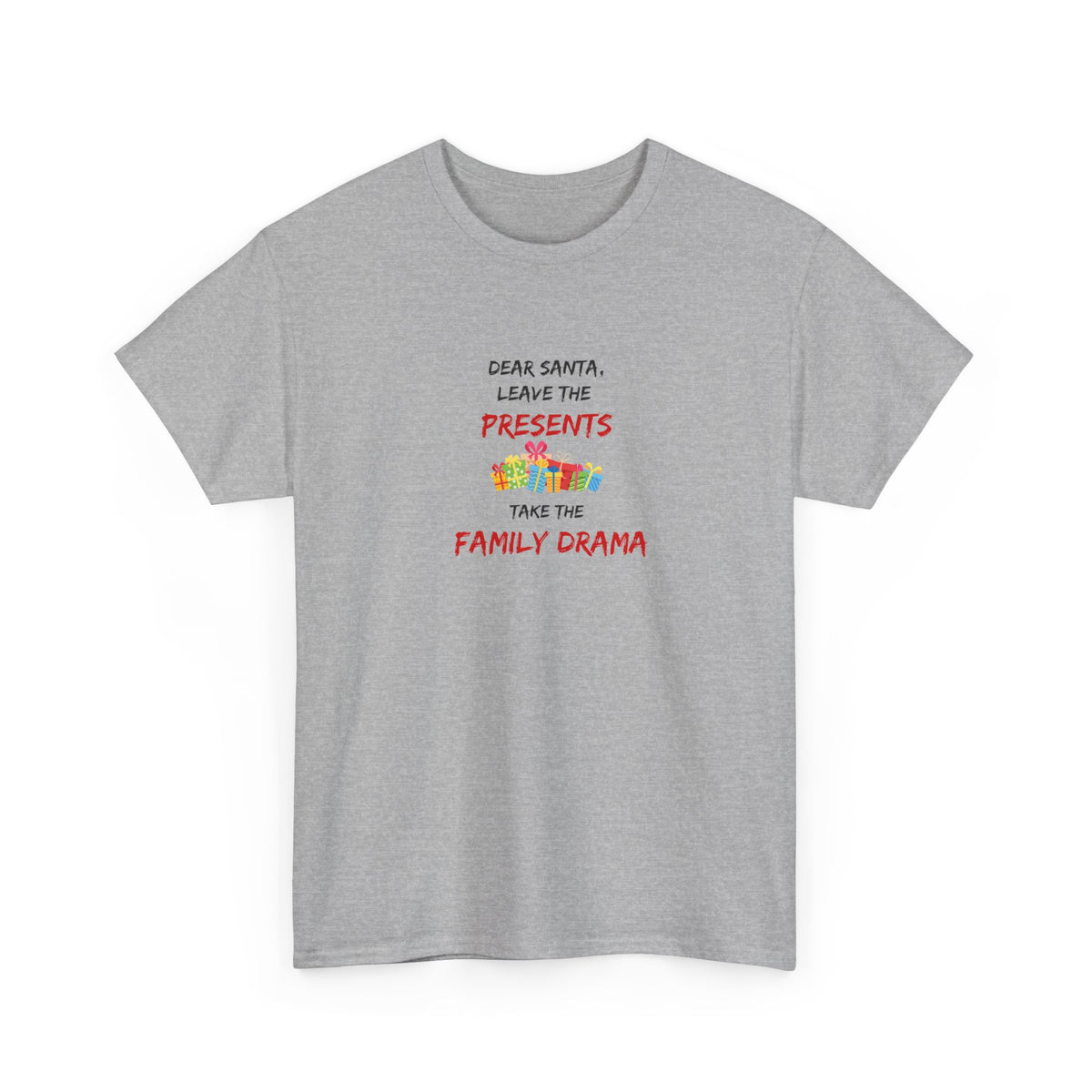 Family Drama - Christmas - Unisex Heavy Cotton Tee