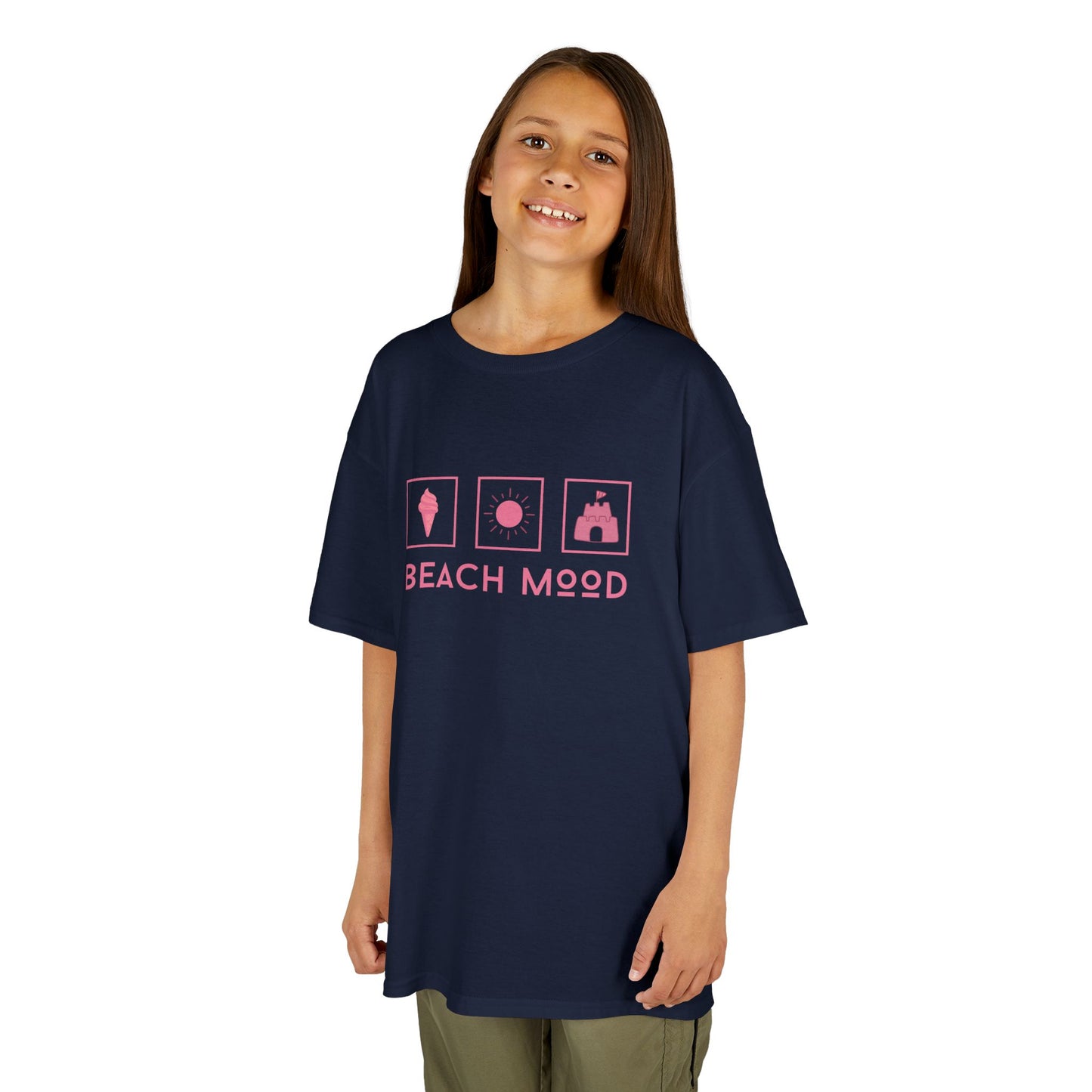 Beach Moods (pink) - Youth / Kids Heavy Cotton™ Tee