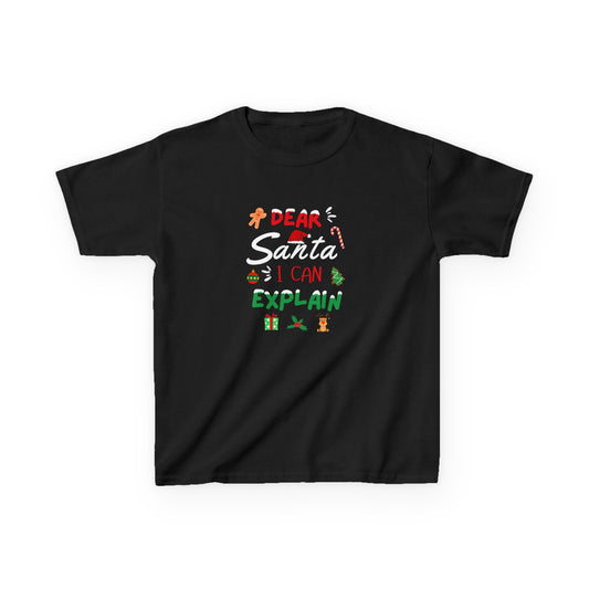 Dear Santa, I can explain - Youth/Kids Heavy Cotton Tee