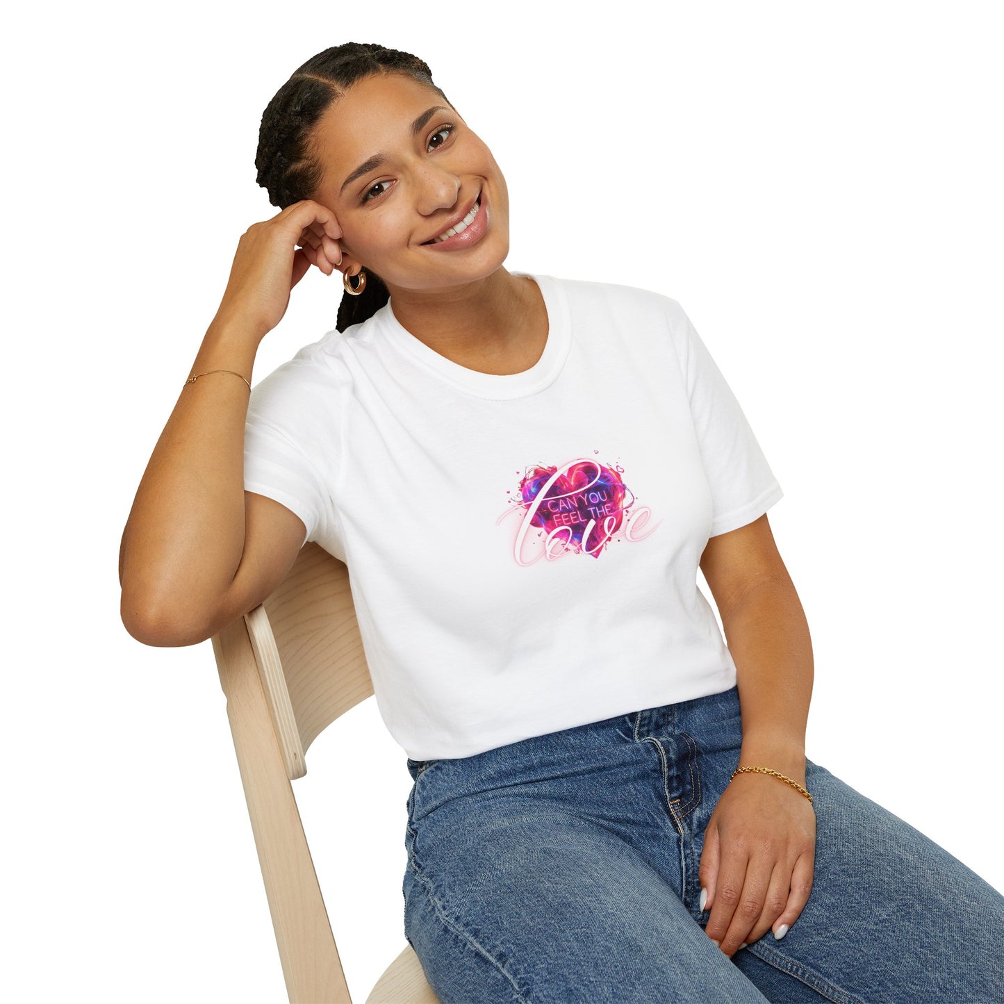Can you feel the Love - Unisex Softstyle T-Shirt