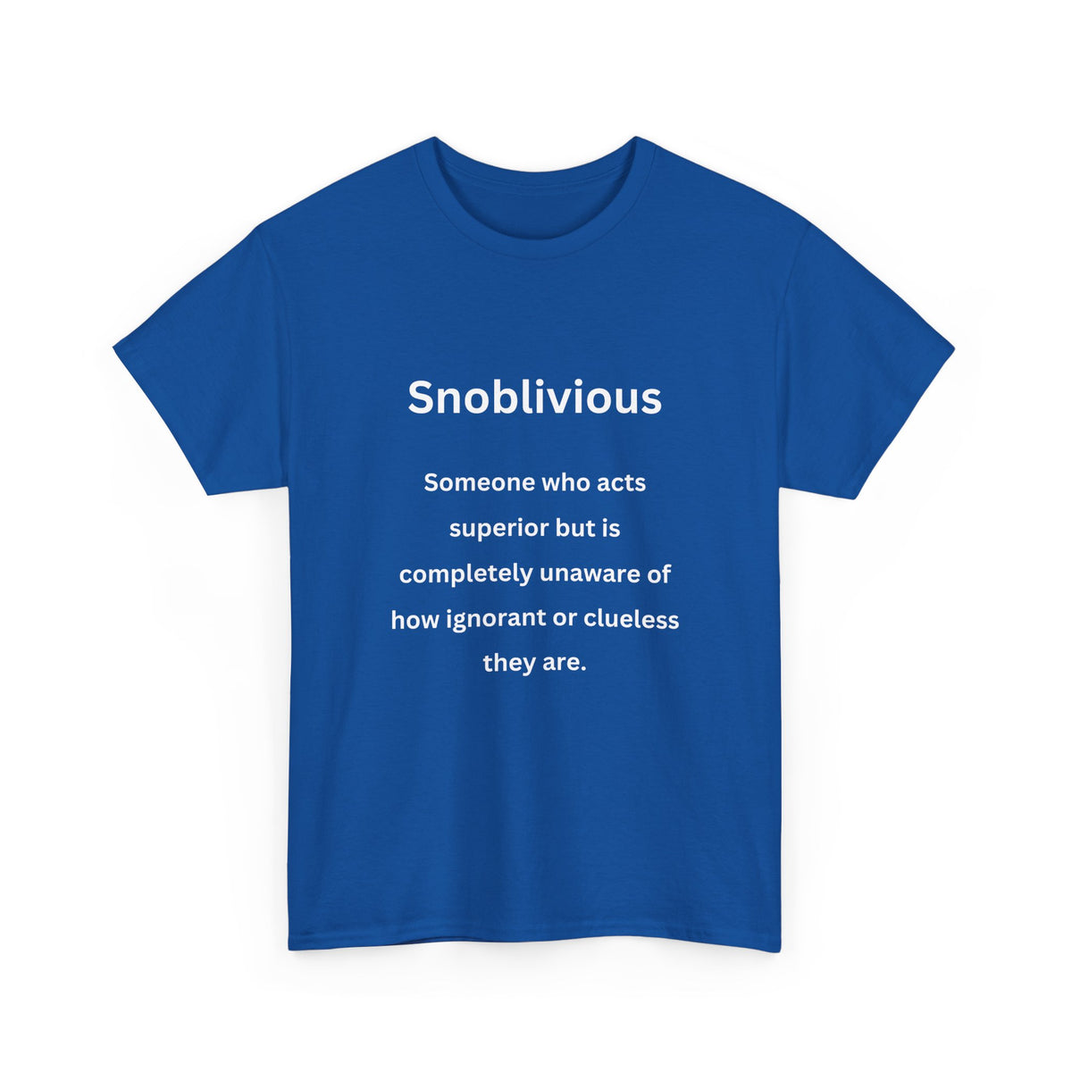 Snoblivious - Urban Words - Unisex Heavy Cotton Tee