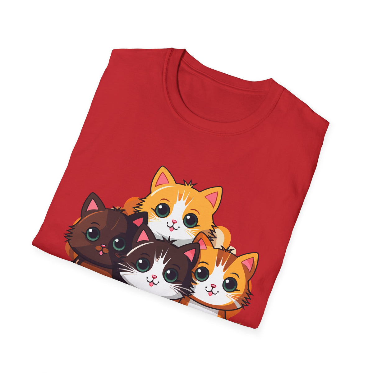 Cute cats - Unisex Softstyle T-Shirt