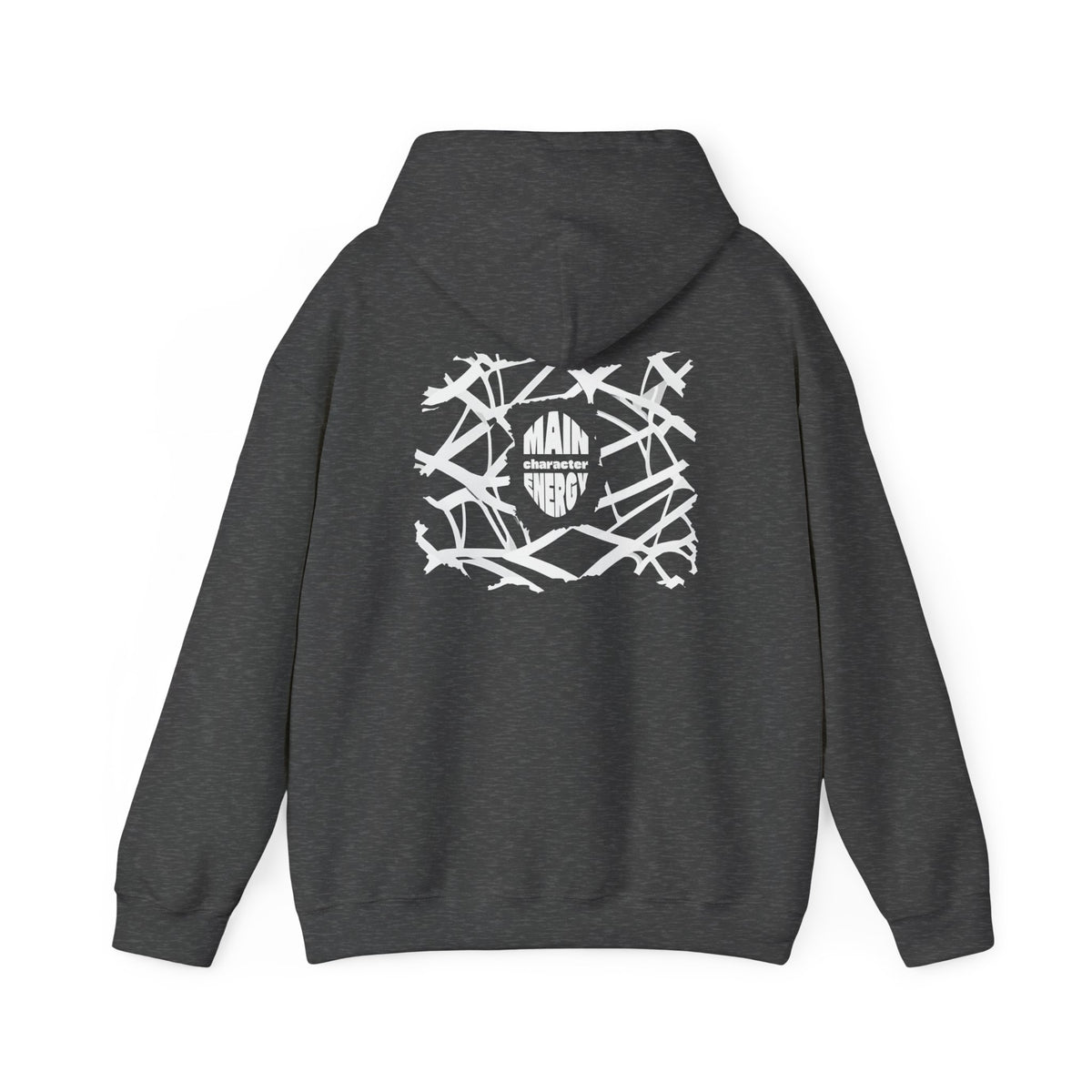 Main Character Energy (printed on back) - Modern Vibes - Unisex Heavy Blend™ Hooded Sweatshirt