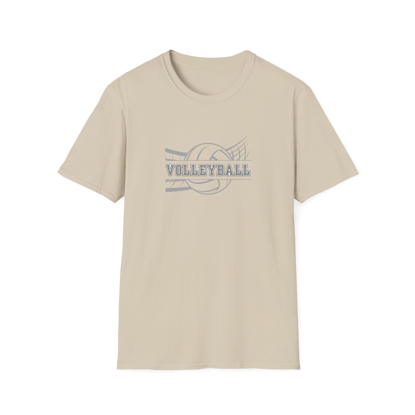 Volleyball (net) - Unisex Softstyle T-Shirt