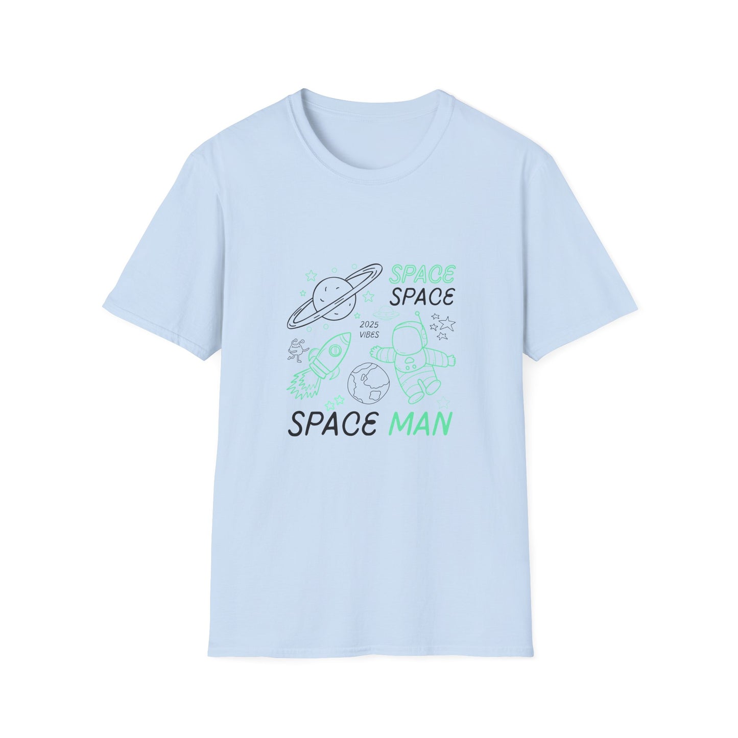 Space Man - Unisex Softstyle T-Shirt