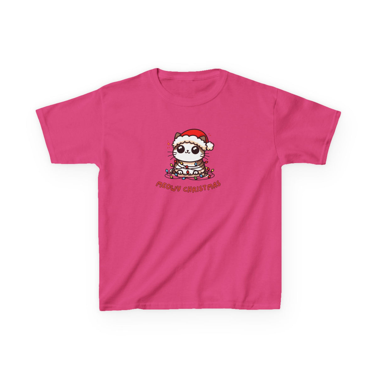 Meowy Christmas - Youth / Kids Heavy Cotton™ Tee