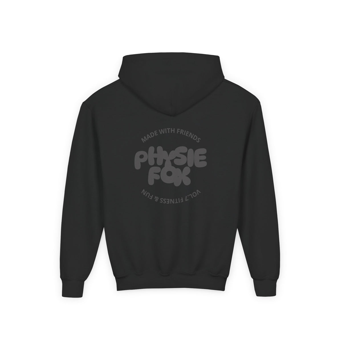 Physie fox (printed on back) - Youth Heavy Blend Hoodie