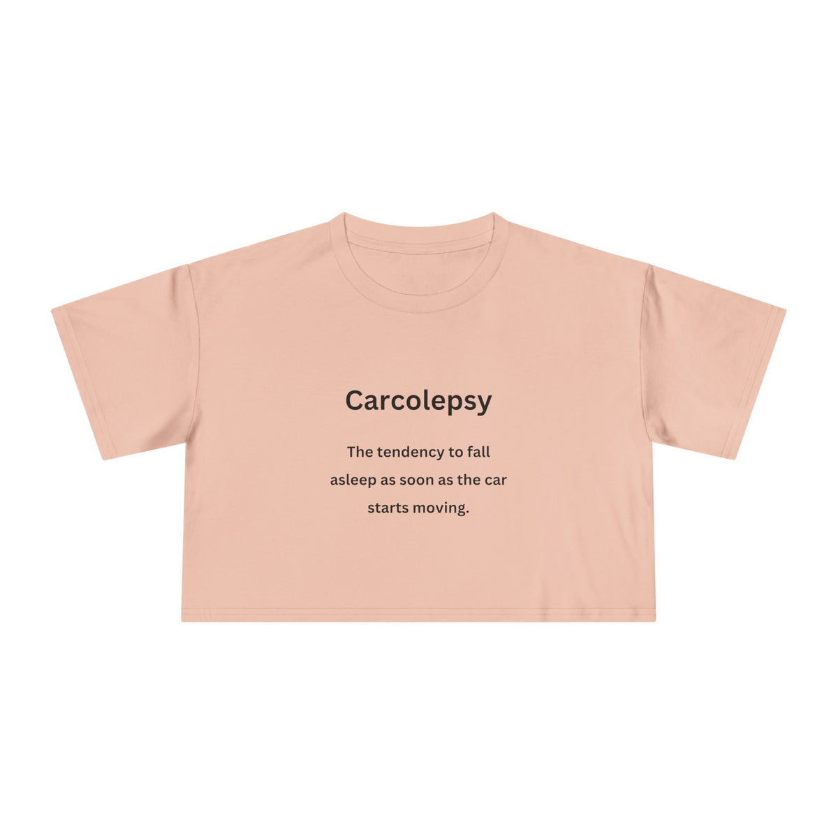 Carcolepsy - Urban Words - Women's Crop Tee