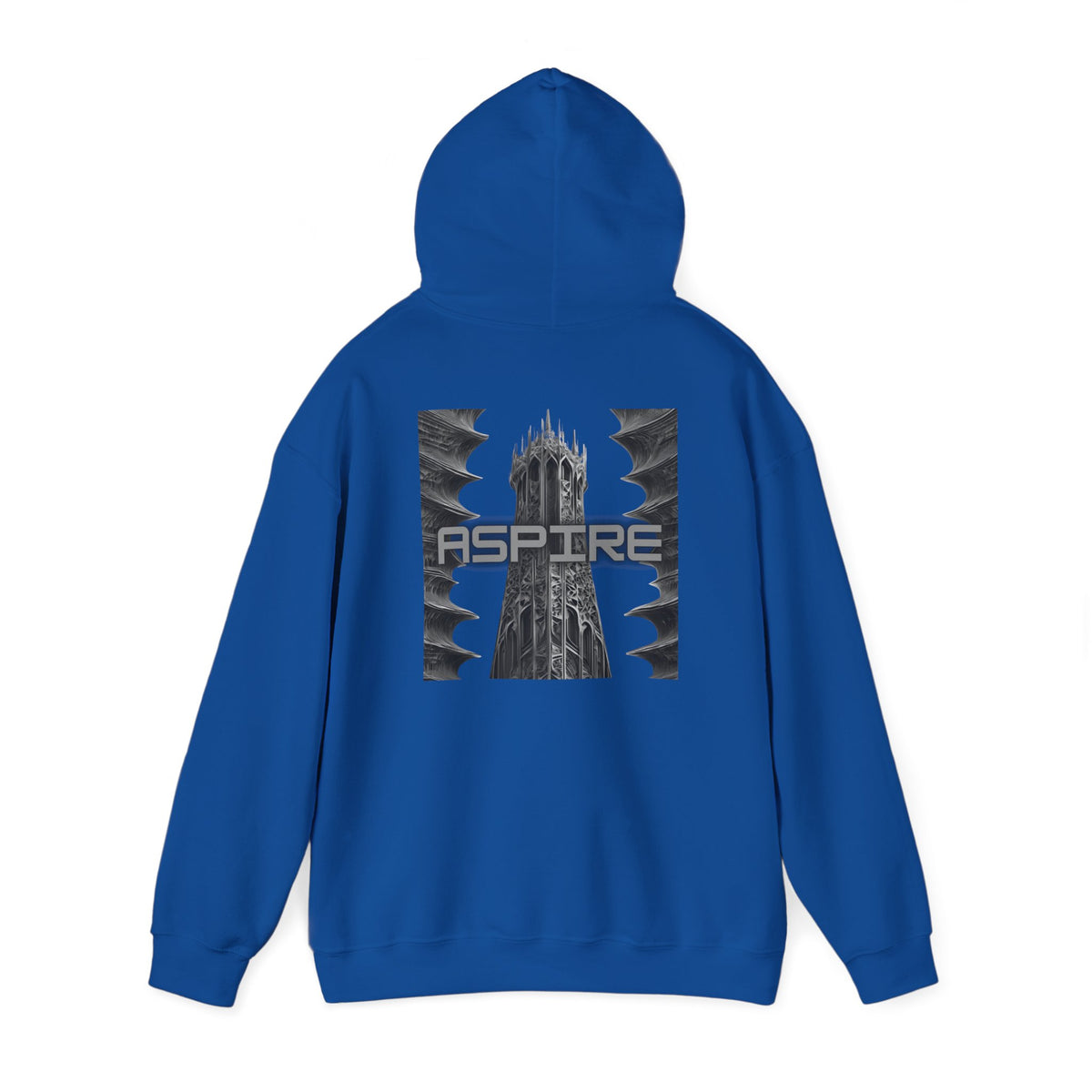 Aspire (printed on back) - Statement Graphic - Unisex Heavy Blend™ Hooded Sweatshirt