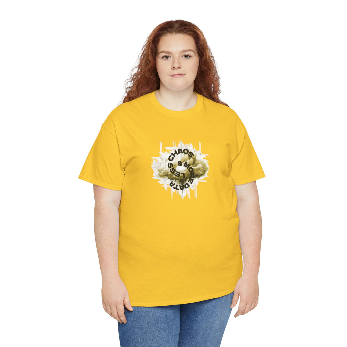 Less Chaos, More Data - Unisex Heavy Cotton Tee
