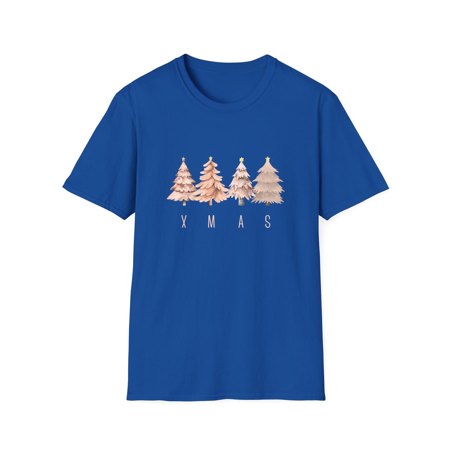 XMAS trees (Neutral) - Unisex Softstyle T-Shirt