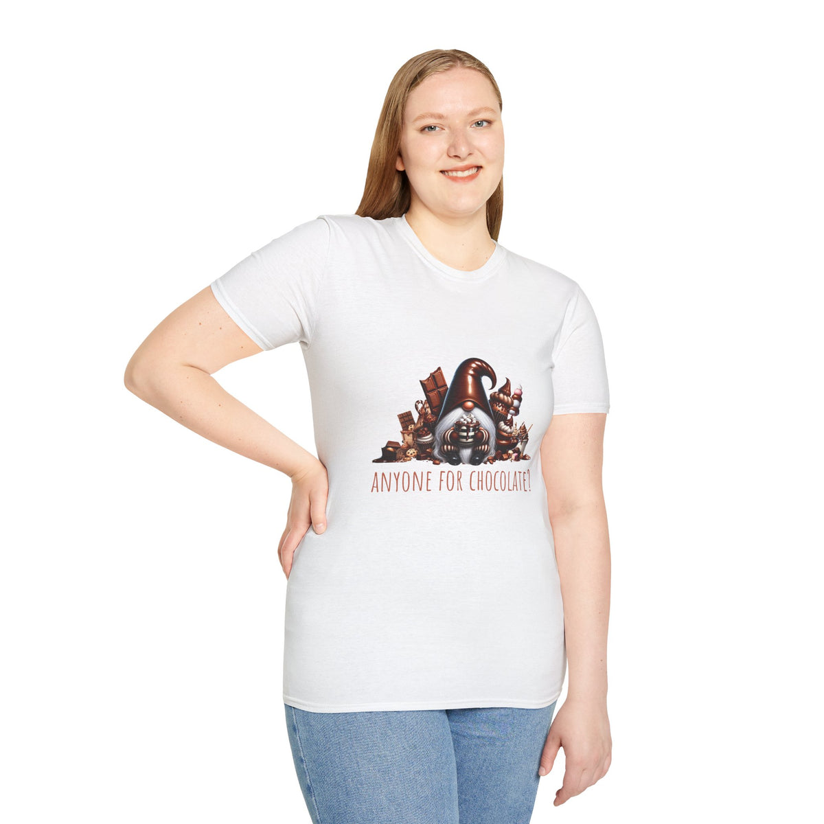 Anyone for Chocolate? Gnome - Unisex Softstyle T-Shirt