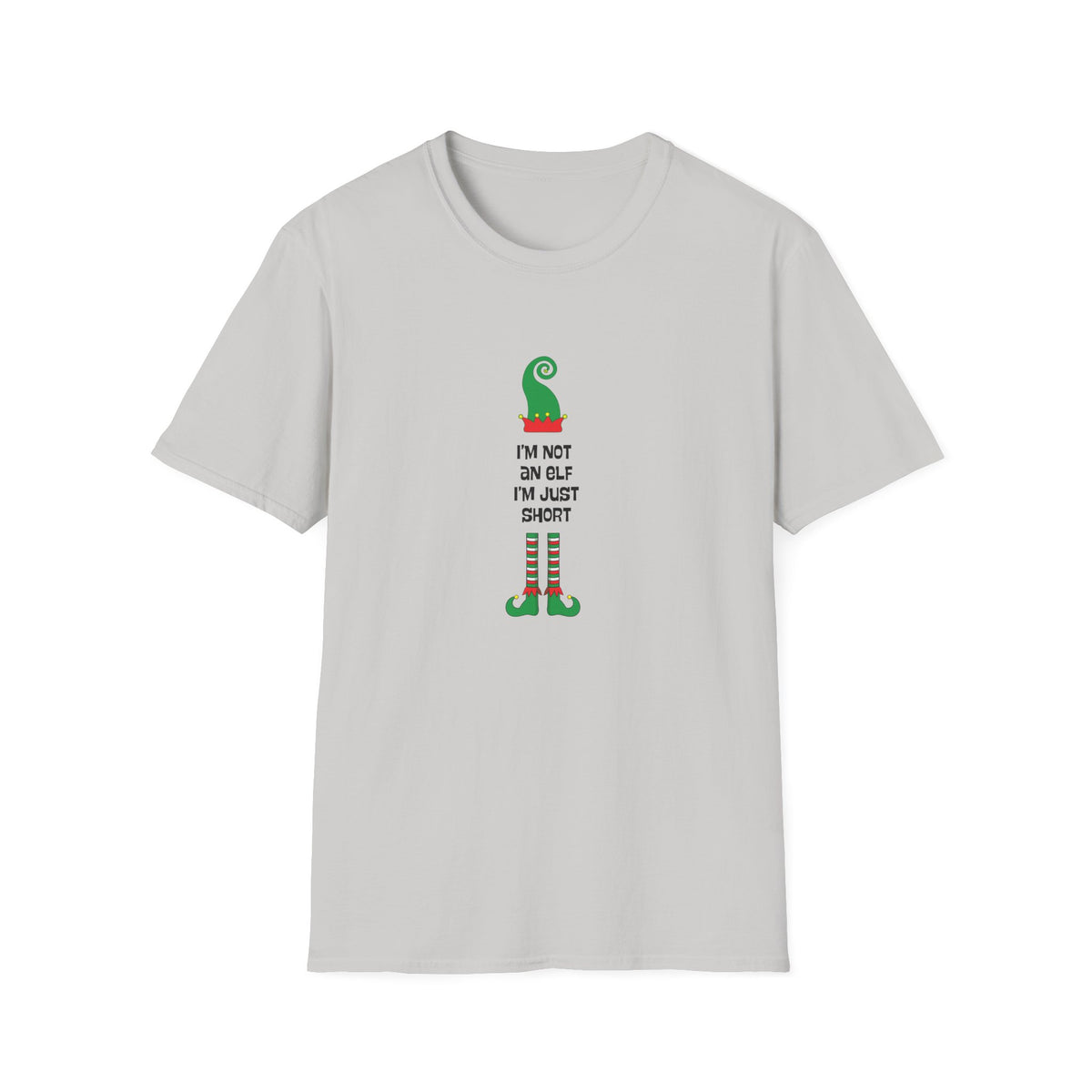I'm not an elf, I'm just short - Unisex Softstyle T-Shirt