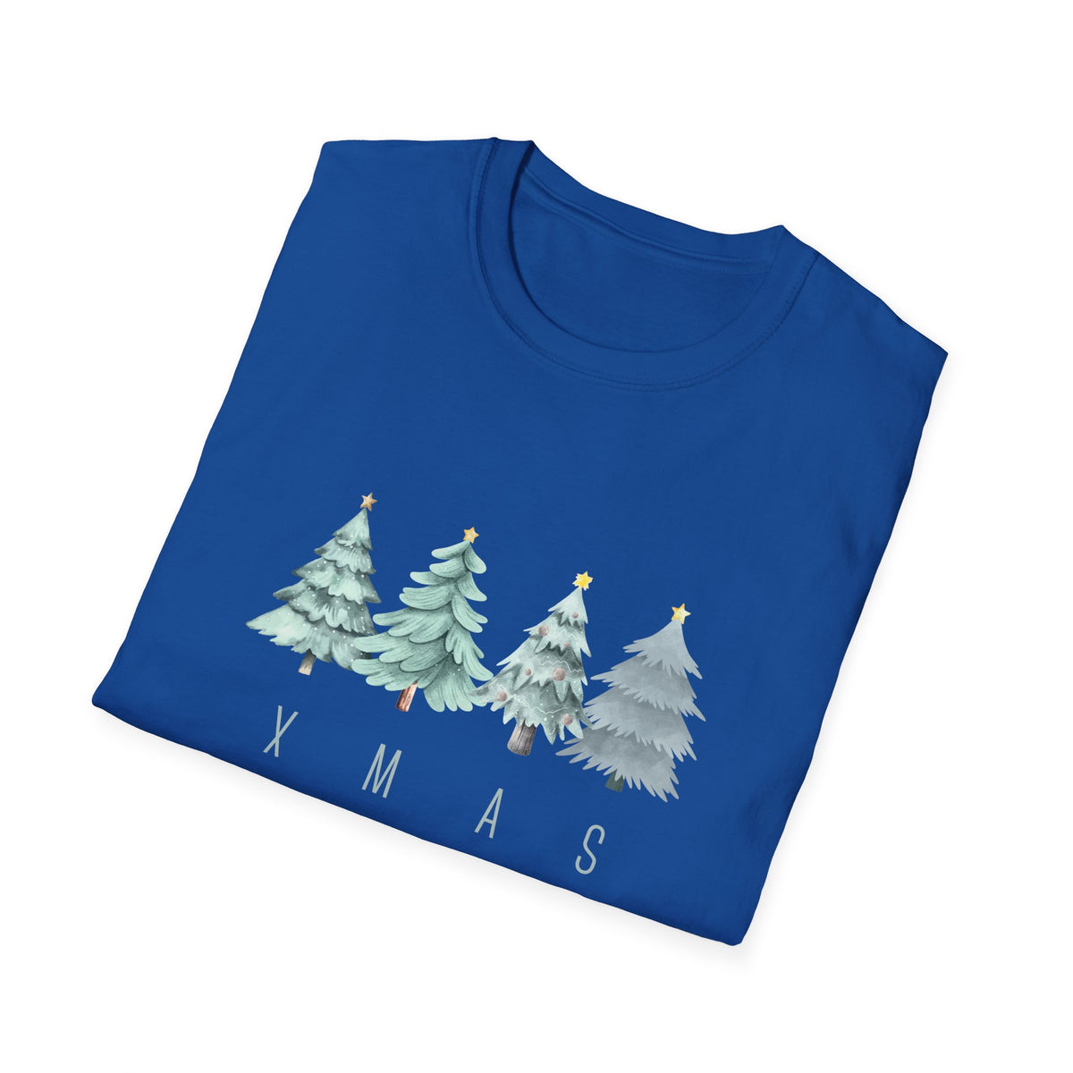XMAS trees (green) - Unisex Softstyle T-Shirt