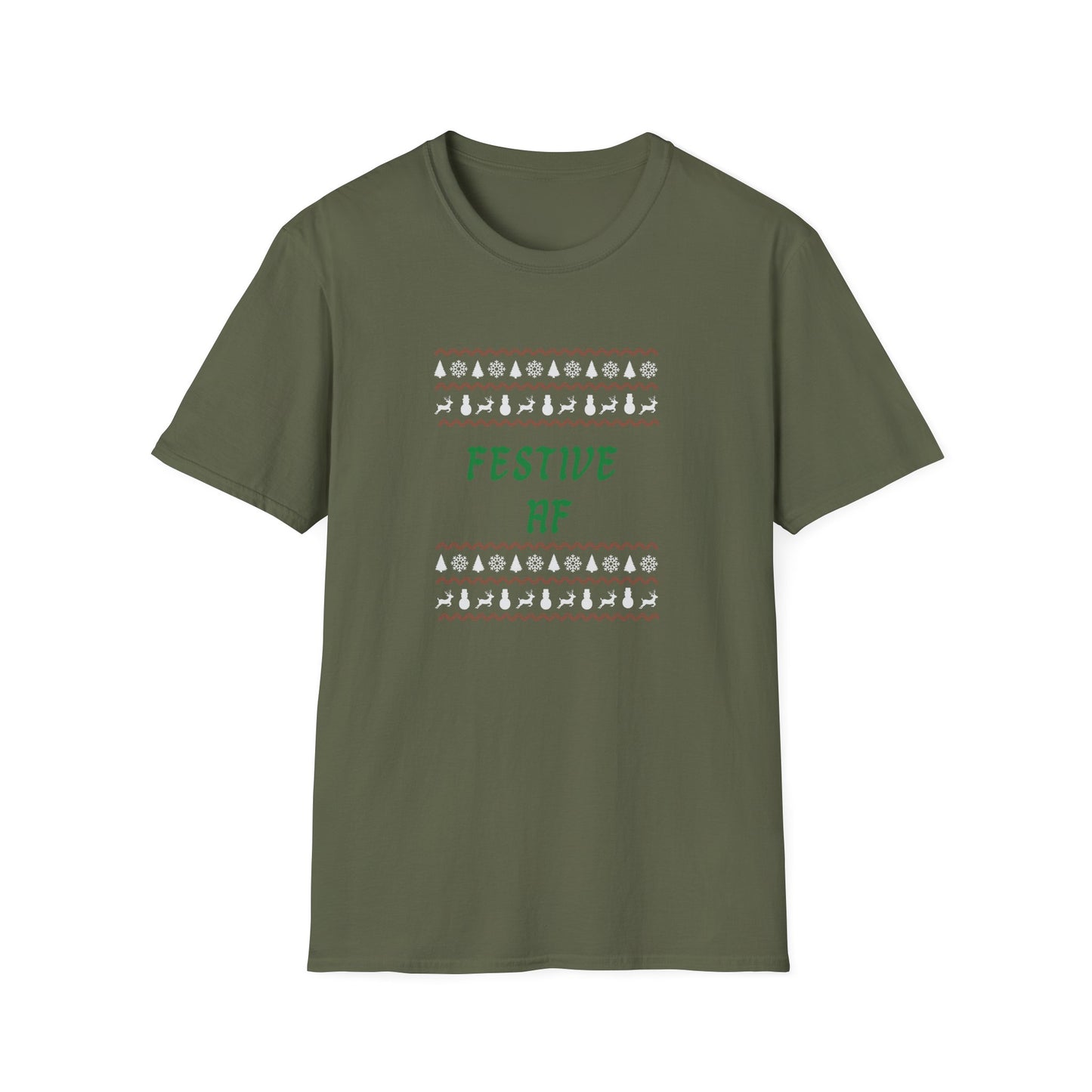 Festive AF - Unisex Softstyle T-Shirt
