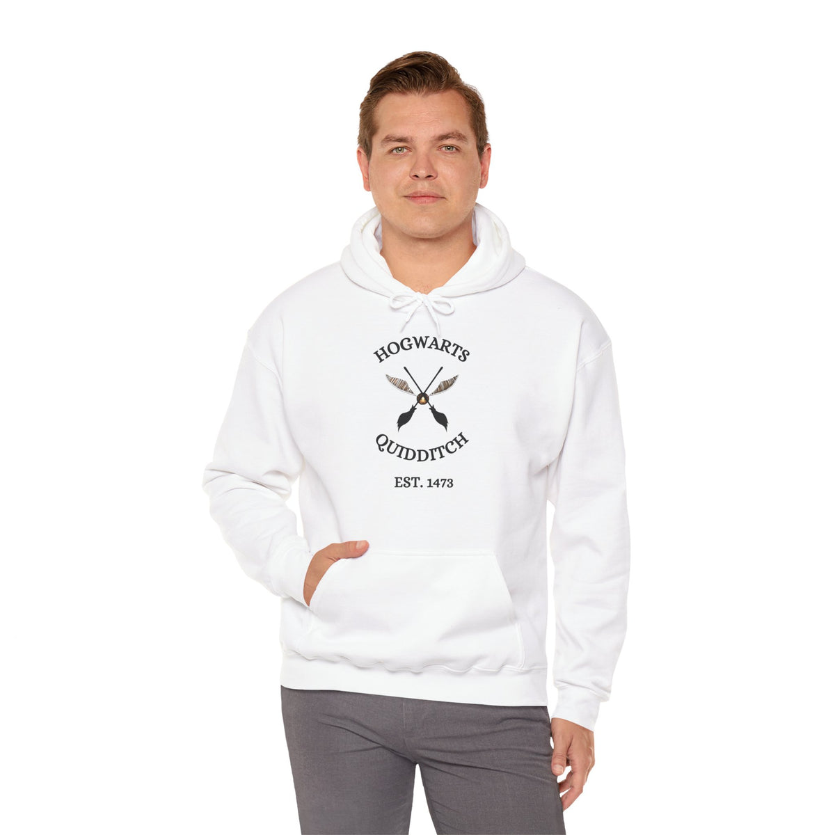 HP Quidditch - Modern Vibes - Unisex Heavy Blend™ Hooded Sweatshirt