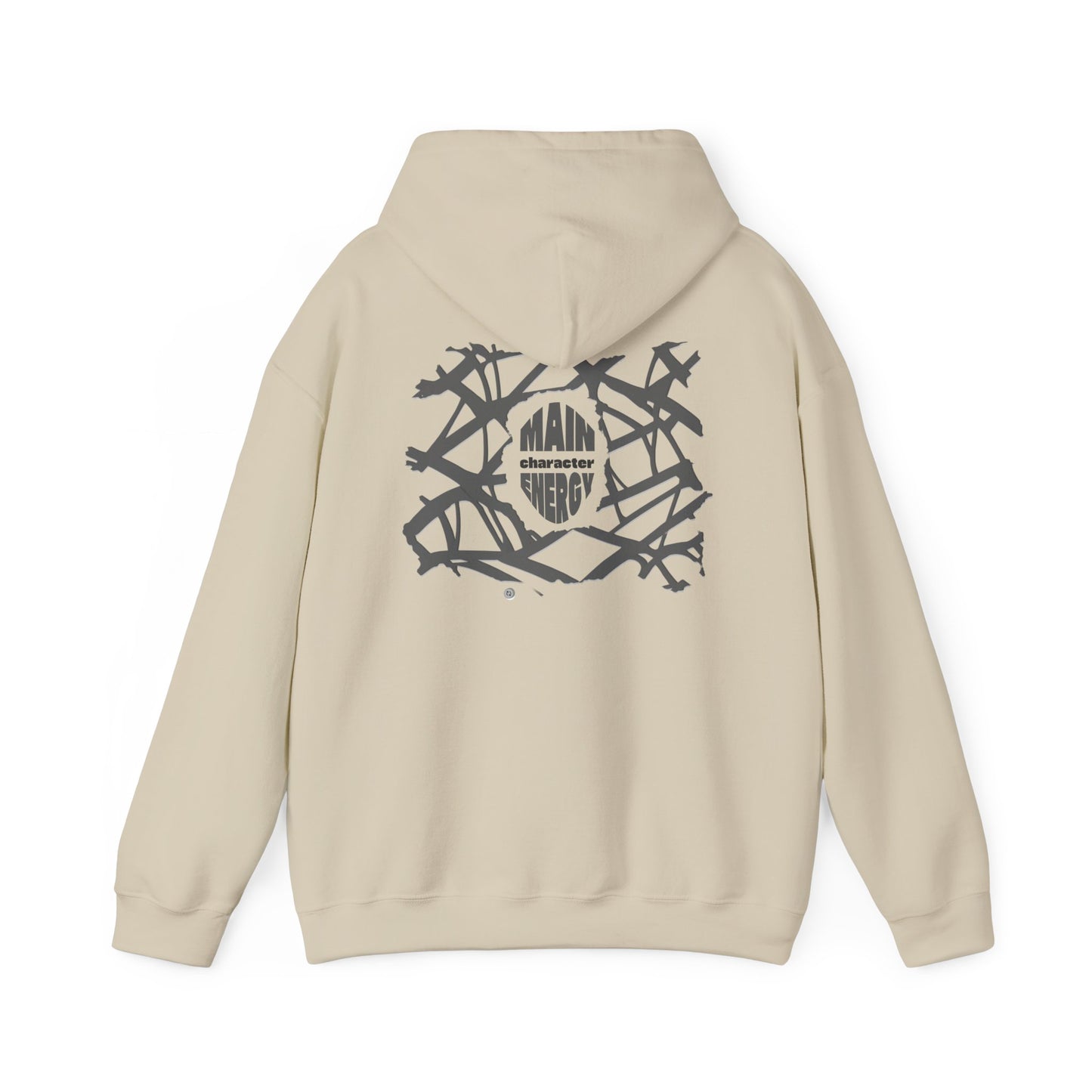 Main Character Energy (printed on back) - Modern Vibes - Unisex Heavy Blend™ Hooded Sweatshirt