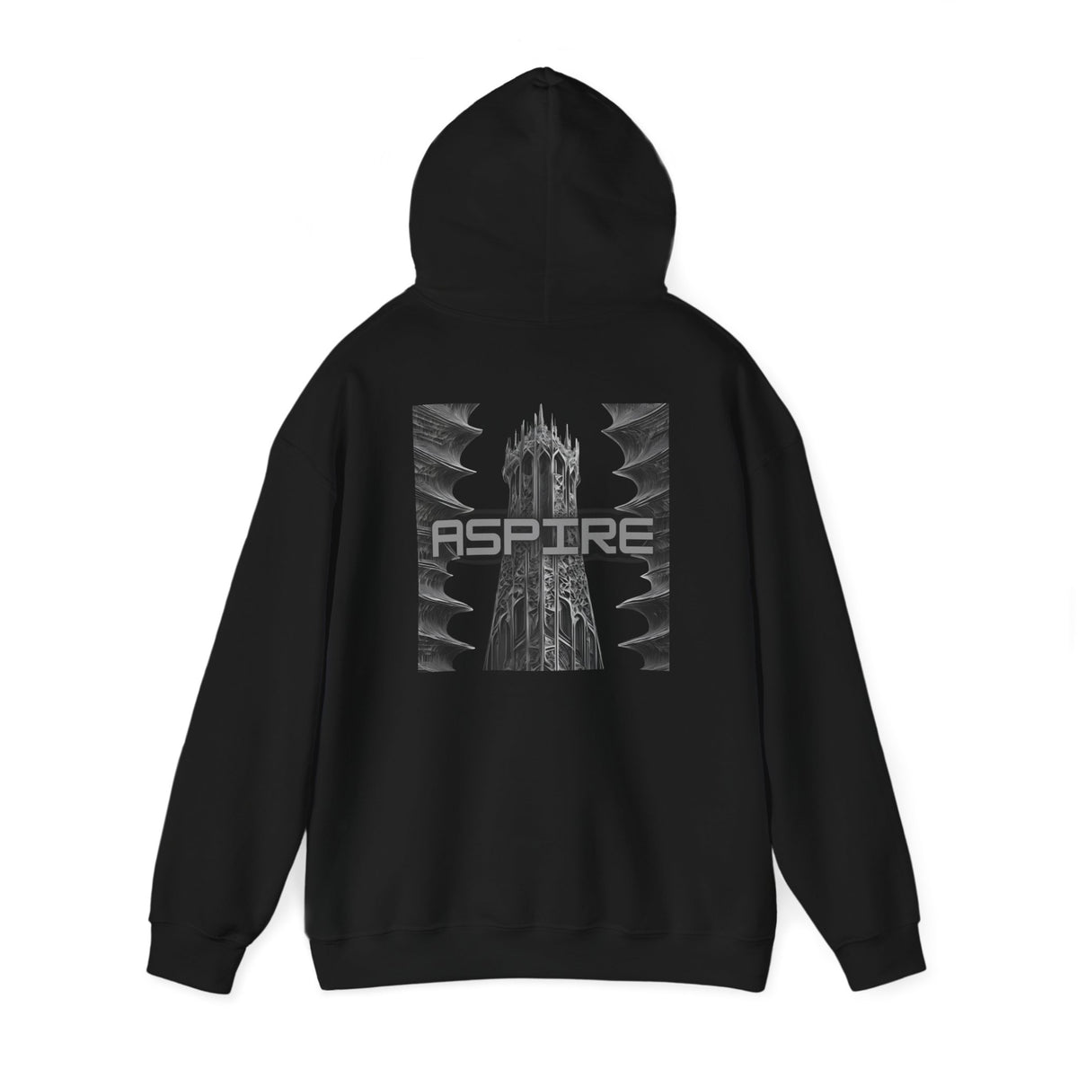 Aspire (printed on back) - Statement Graphic - Unisex Heavy Blend™ Hooded Sweatshirt