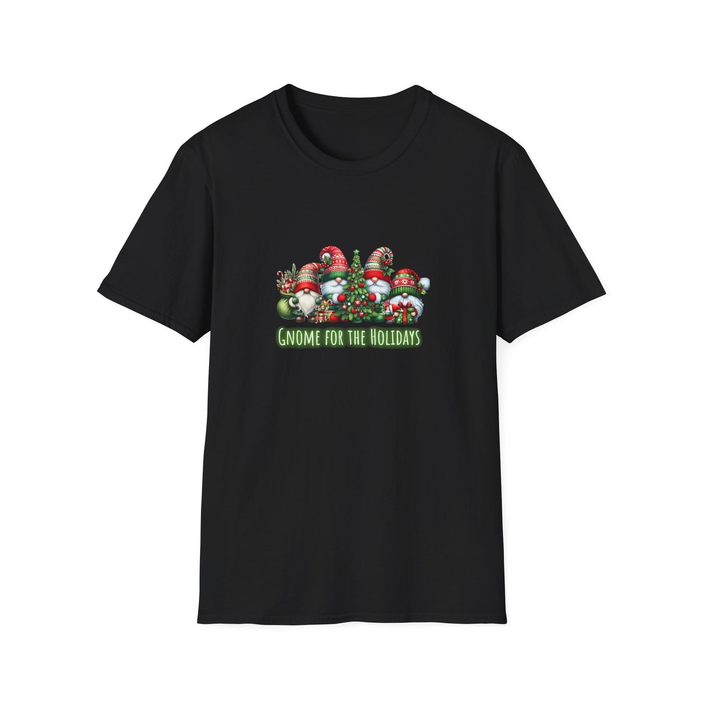 Gnome for the holidays - Unisex Softstyle T-Shirt