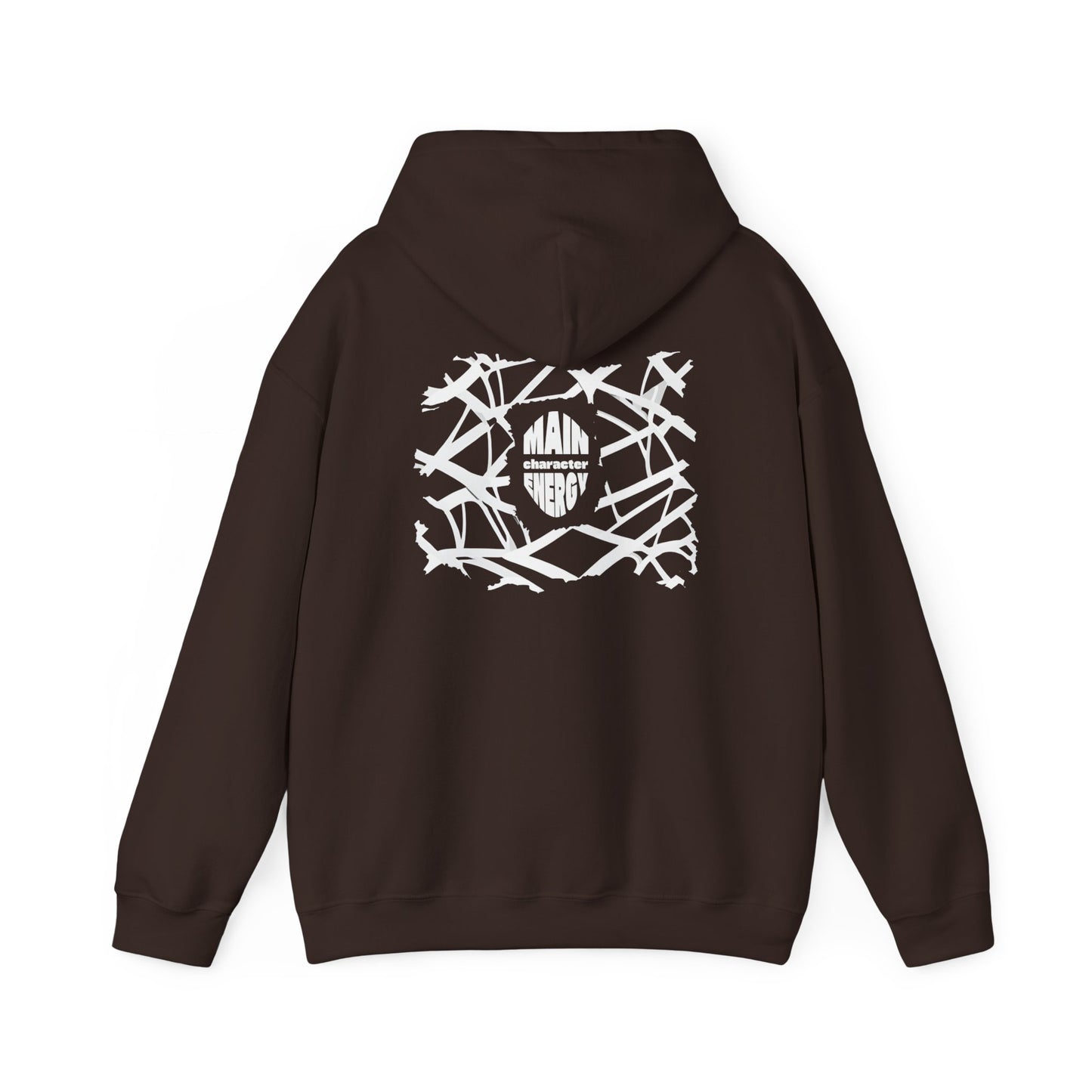 Main Character Energy (printed on back) - Modern Vibes - Unisex Heavy Blend™ Hooded Sweatshirt