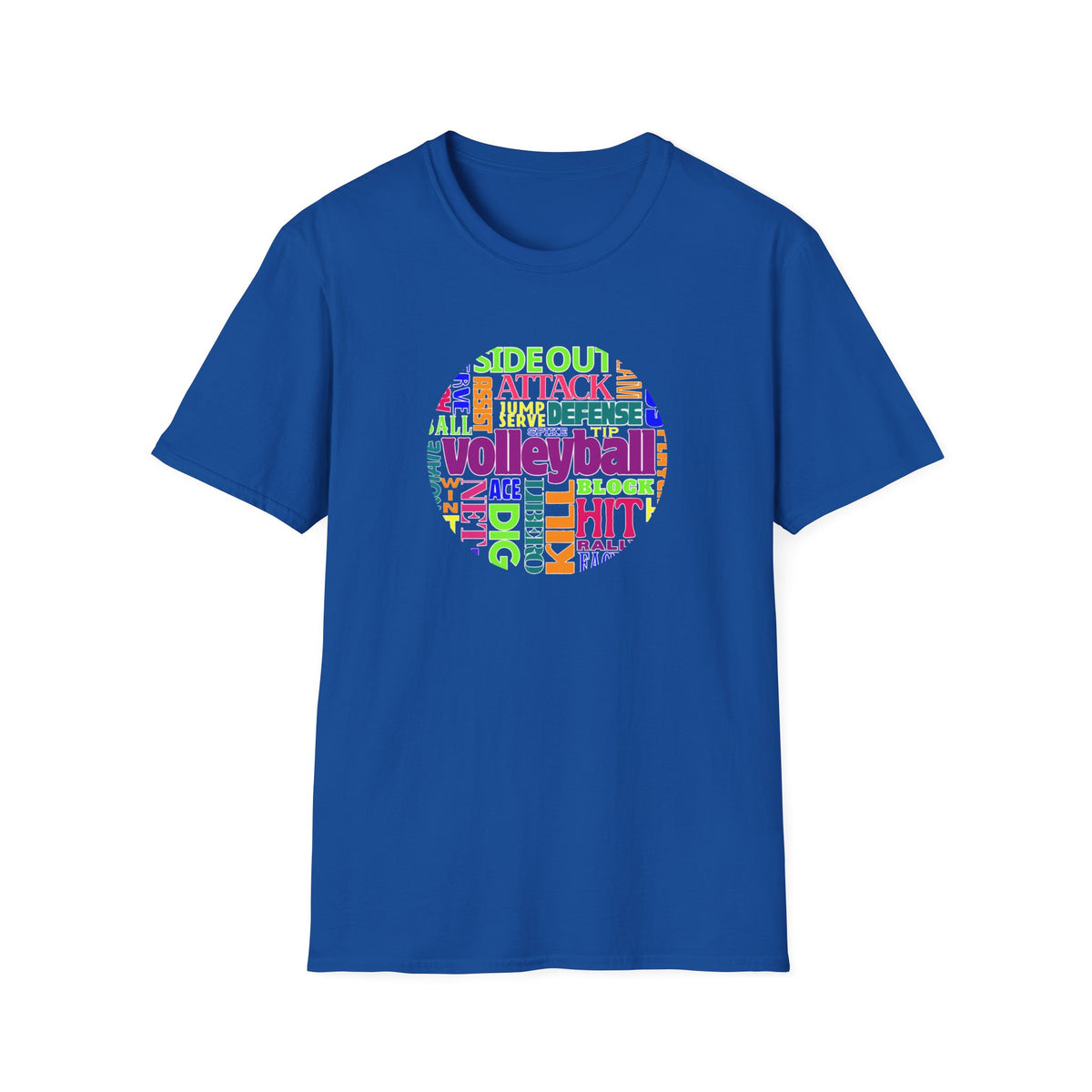 Volleyball Side out - Unisex Softstyle T-Shirt