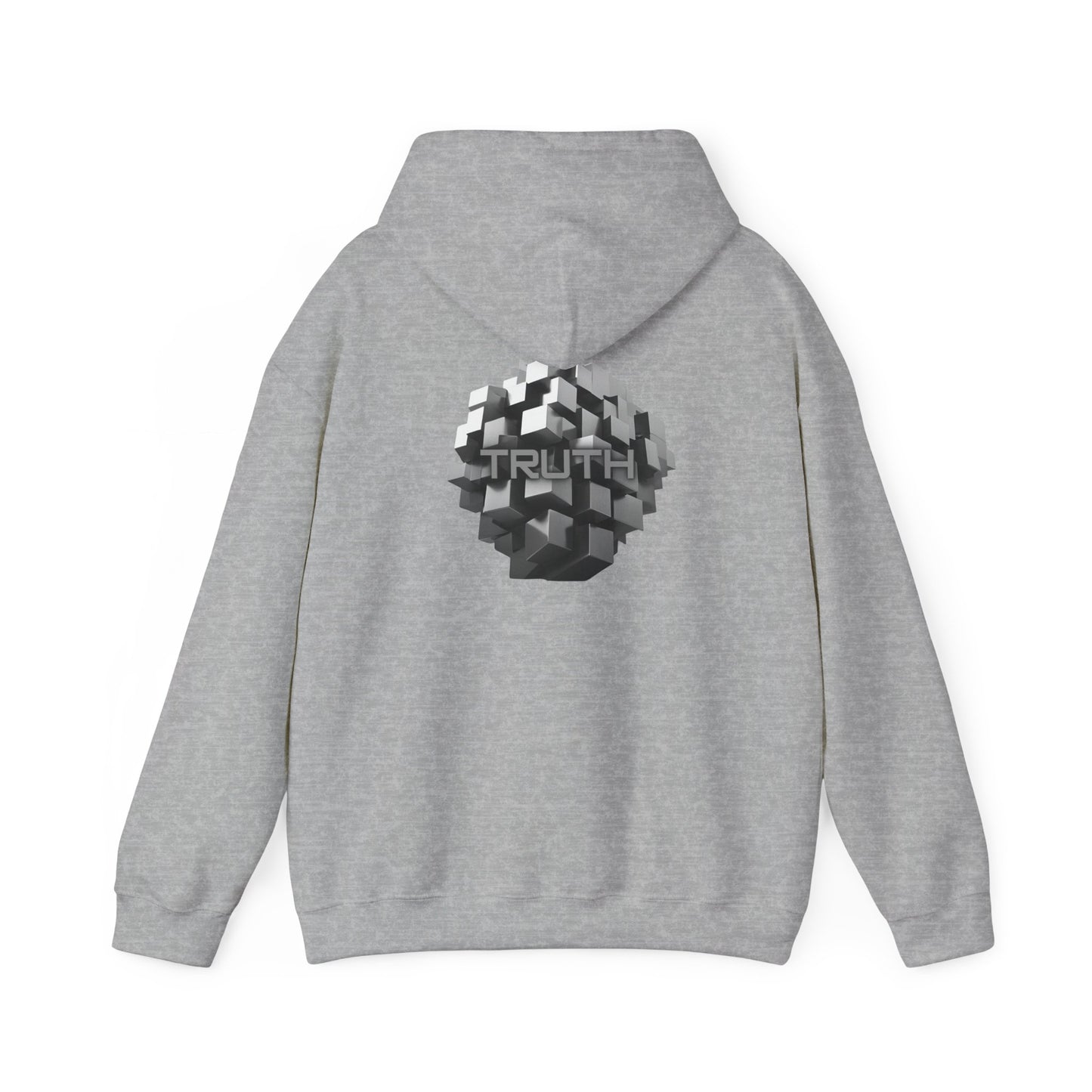 Truth (printed on back) - Statement Graphic - Unisex Heavy Blend™ Hooded Sweatshirt