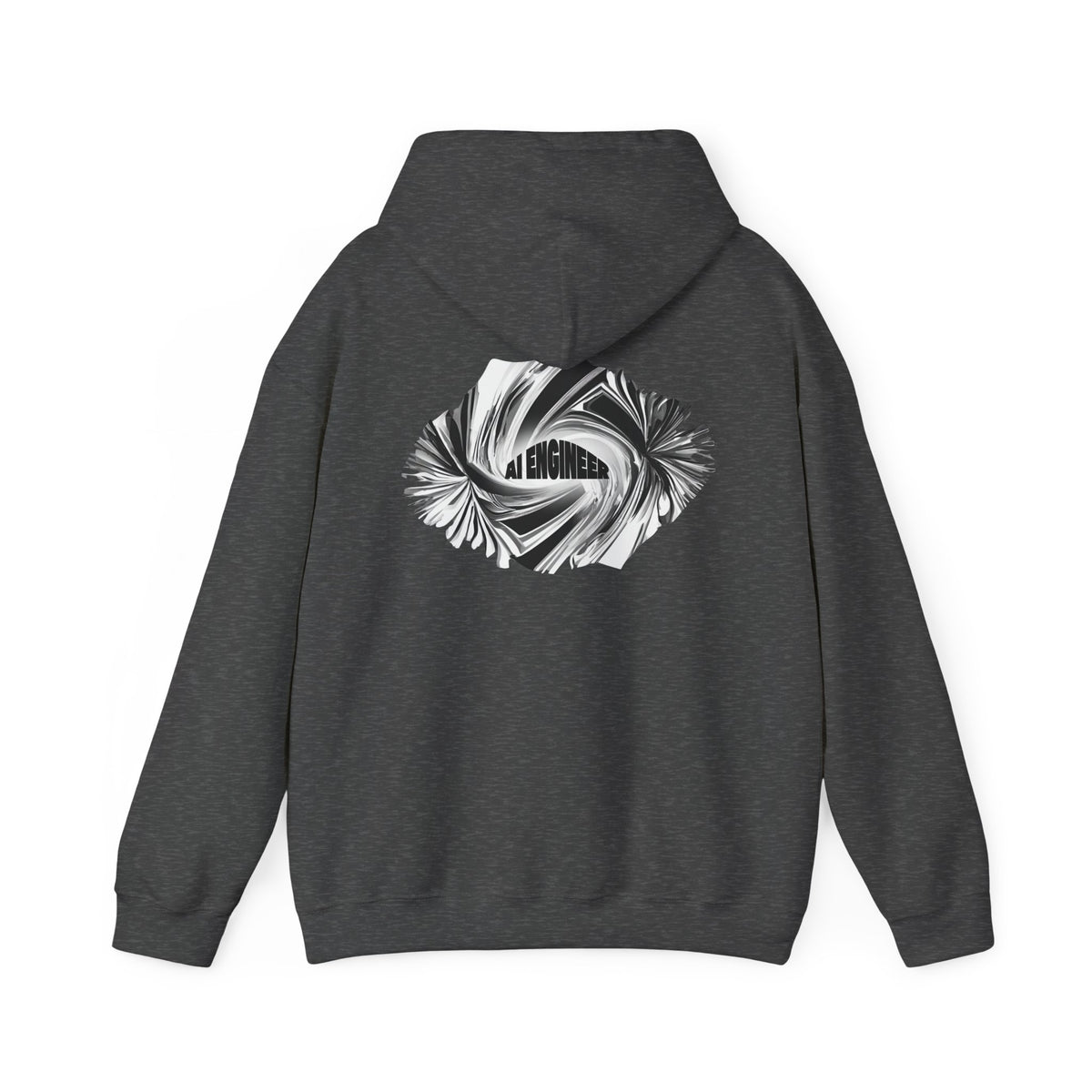 AI Engineer (printed on back) - Modern Vibes - Unisex Heavy Blend™ Hooded Sweatshirt