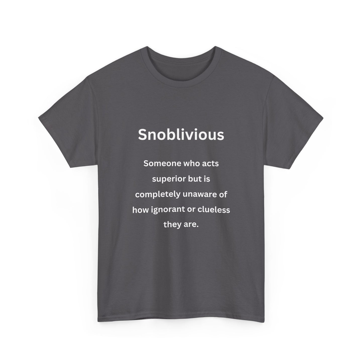 Snoblivious - Urban Words - Unisex Heavy Cotton Tee