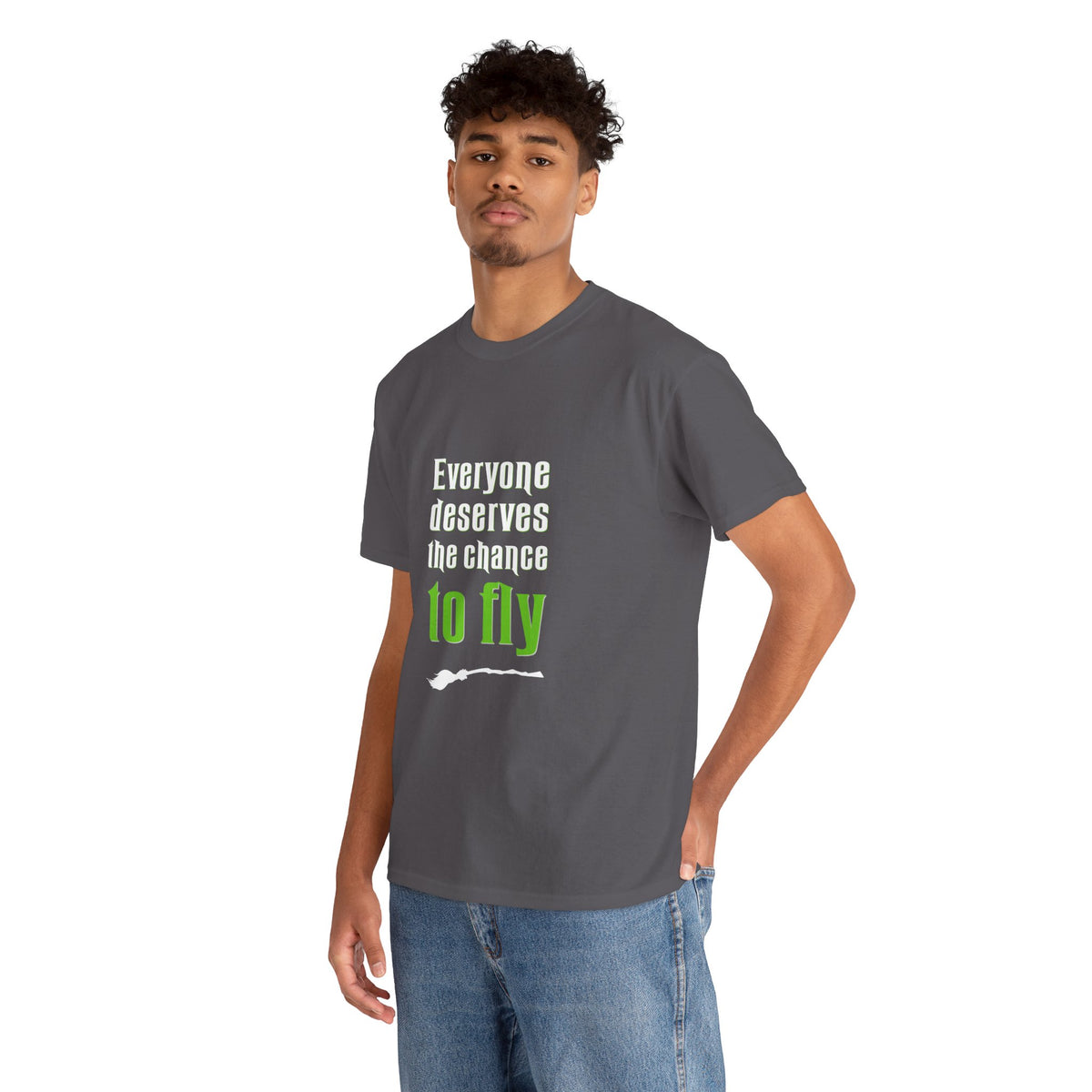 Everyone deserves a chance to fly (Wicked) - Unisex Heavy Cotton Tee
