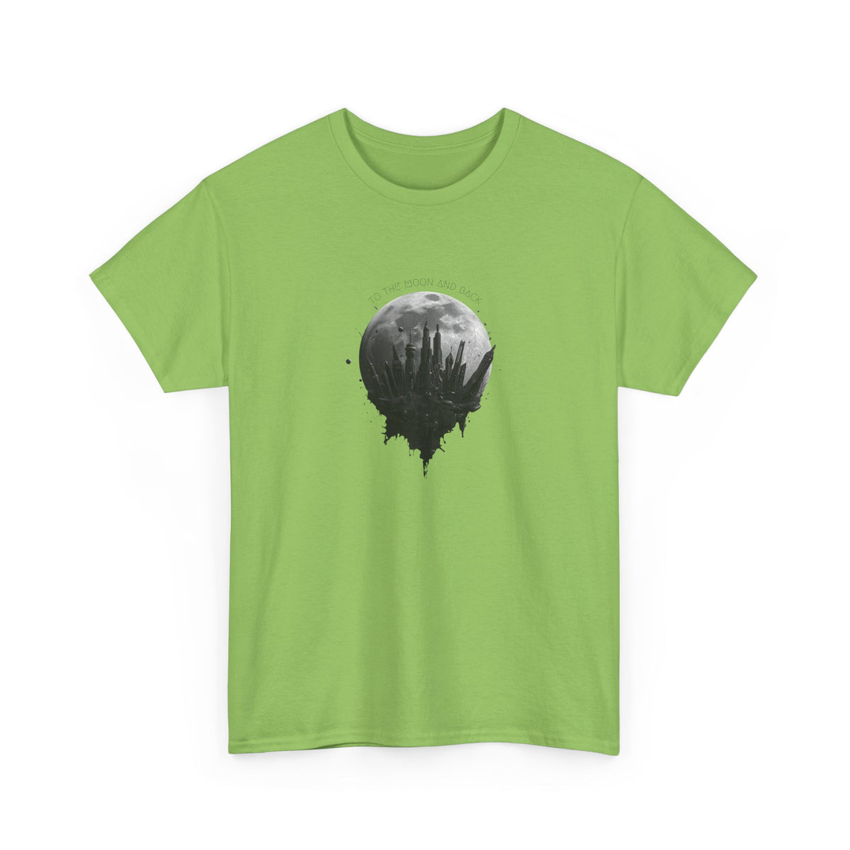 To the Moon and Back- Unisex Heavy Cotton Tee