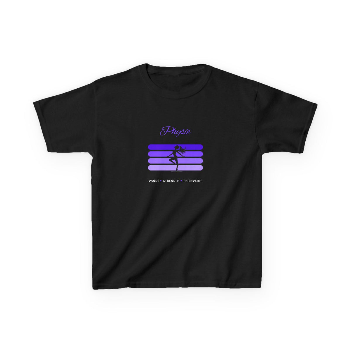 Physie. Dance. Strength. Friendship (purple) - Youth / Kids Heavy Cotton™ Tee
